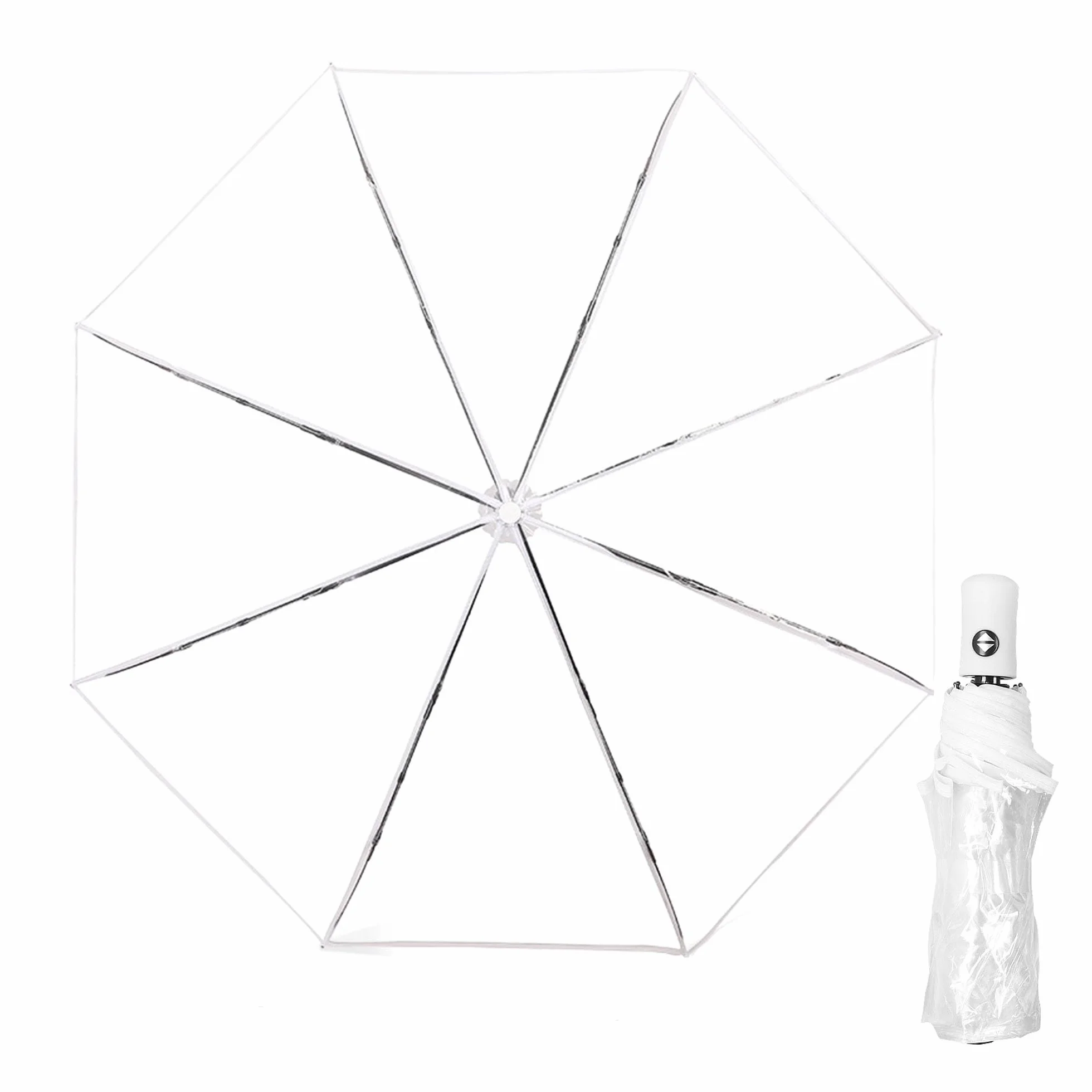 YUEMING Parapluie Pliant Automatique, Parapluie Homme Parapluie de Voyage Résistant à la Pluie de Résistance Compacte de Haute Qualité pour Hommes et Femmes