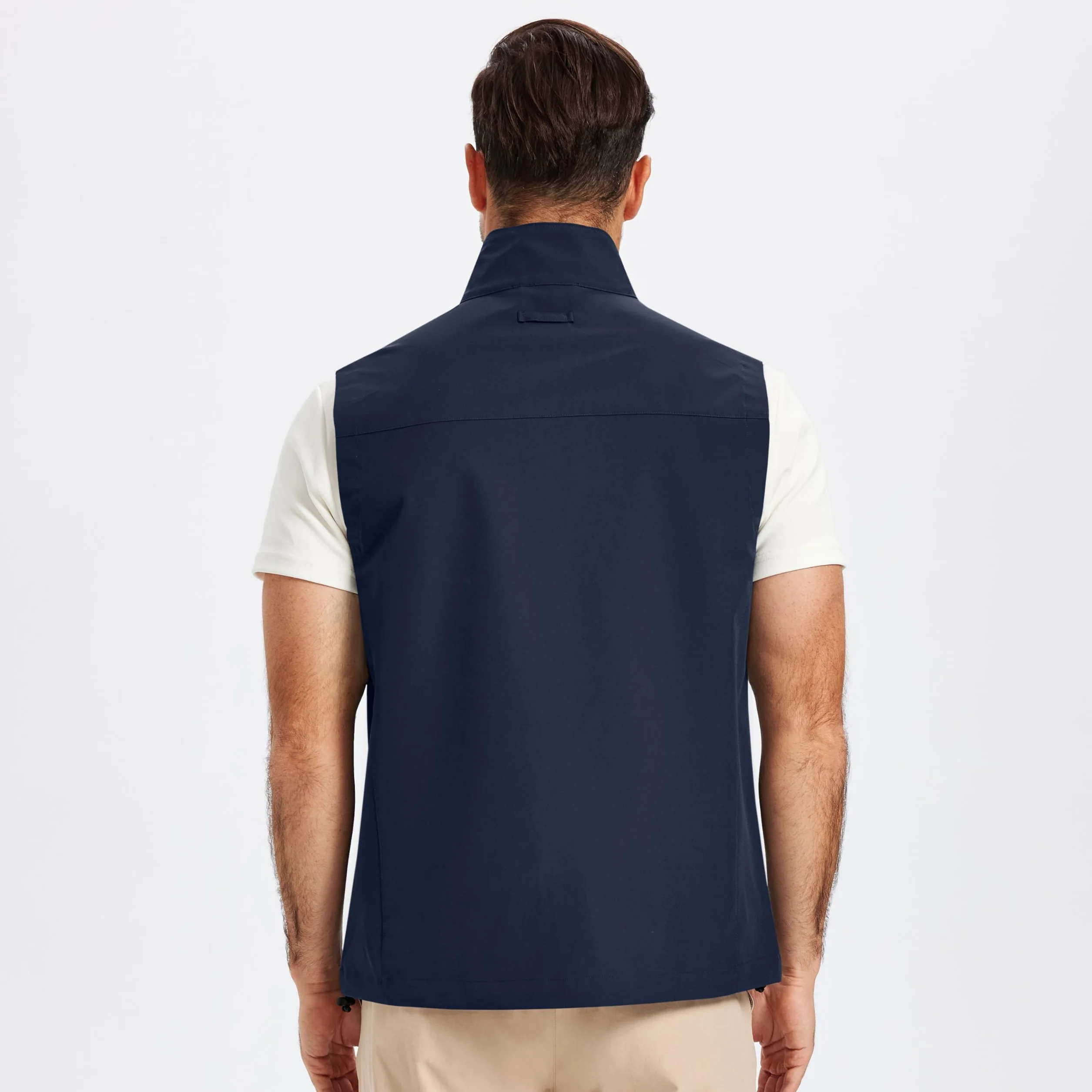 MoFiz Gilet Softshell Léger Coupe-vent Déperlant pour Randonnée Golf Cyclisme Course