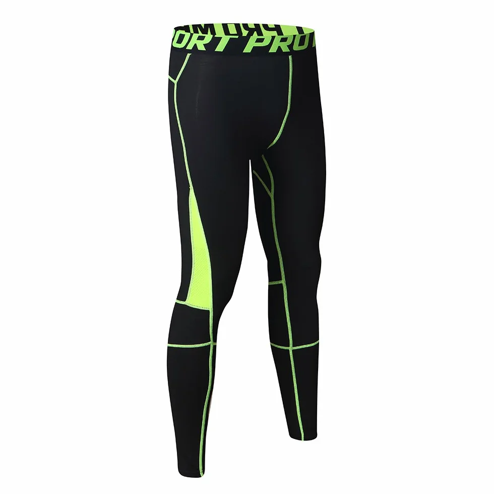 FELiCON Gym Cycle de Sports de Running pour Homme Pantalon Collant de Compression pour l'entraînement Vêtements à séchage Rapide Respirant Confortable Legging Fitness Pantalon Thermique