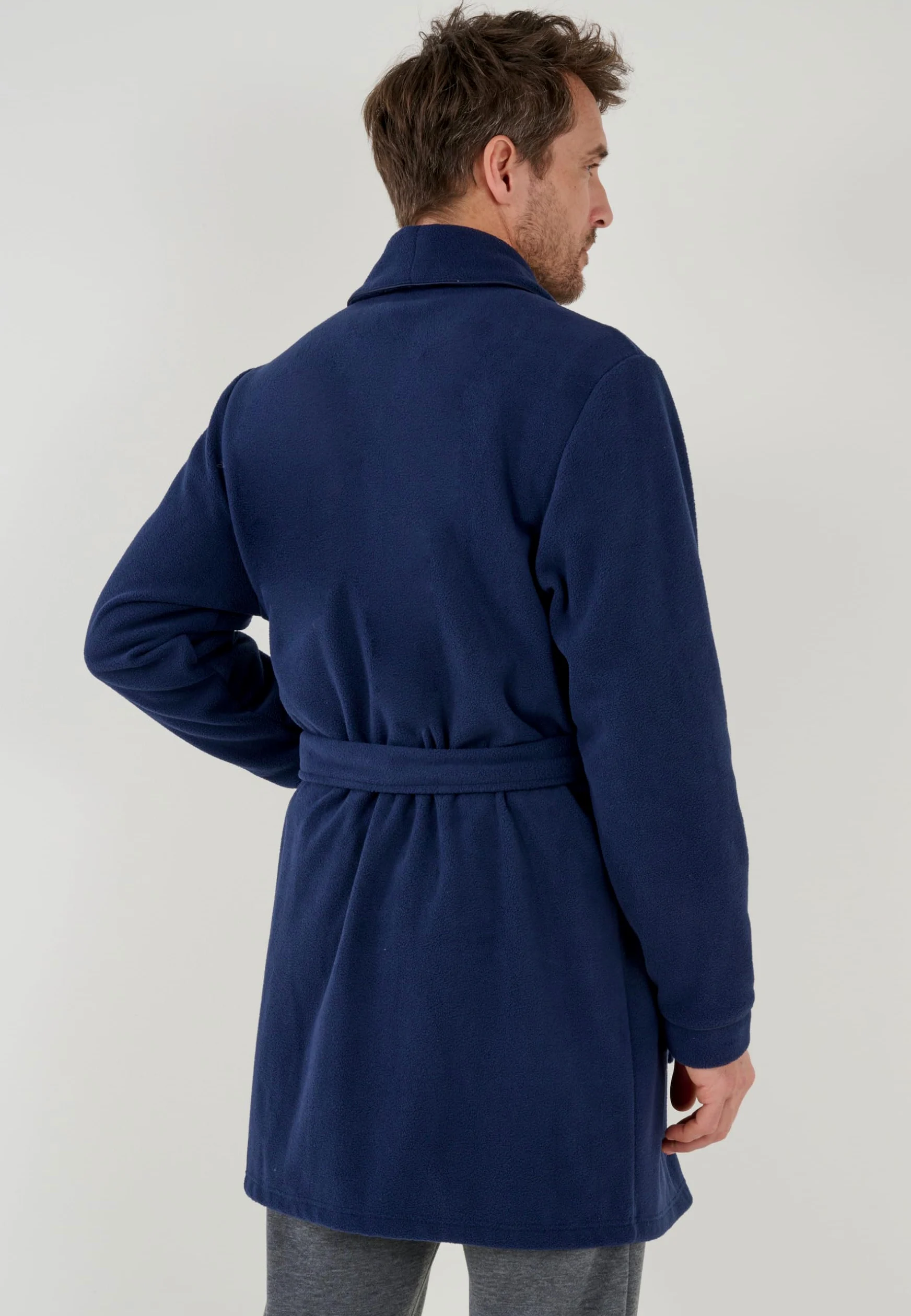 Damart Robe de Chambre Thermolactyl en Maille Polaire Robe De Chambre Homme
