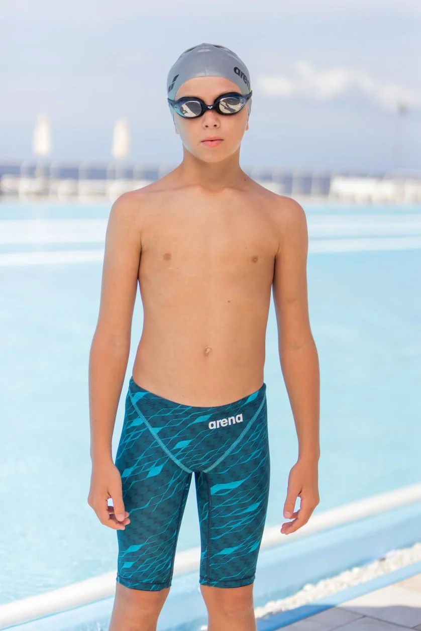 Arena Powerskin ST Next Maillot de Bain une Pièce Garçon Approuvé FINA Tissu Recyclé Doublé