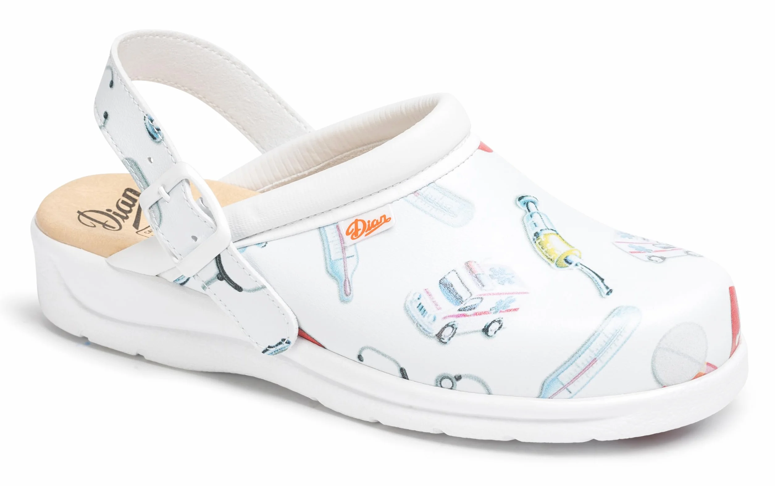 Dian Pisa Chaussures d'hôpital à imprimé
