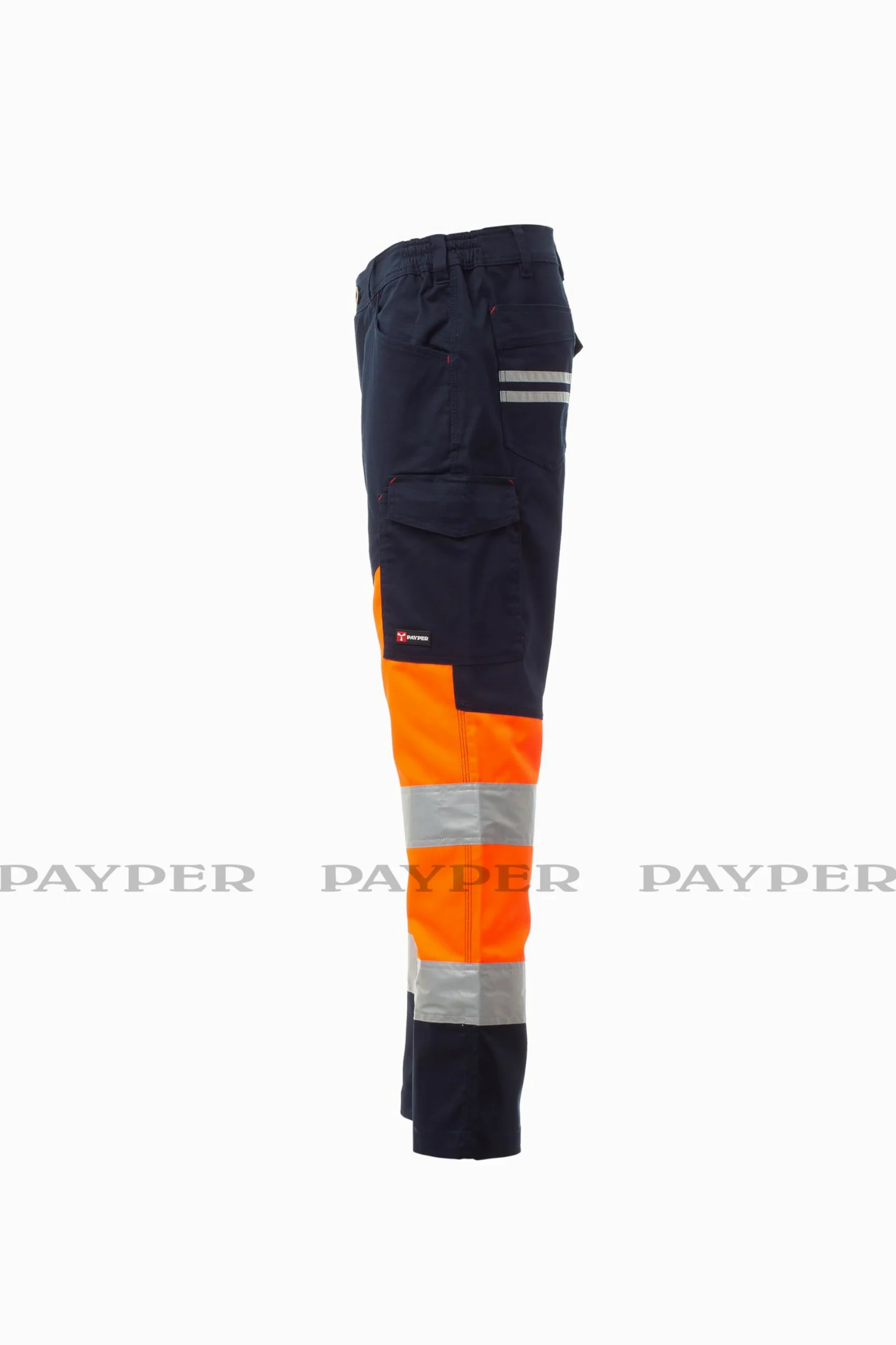 PAYPER Pantalon de travail haute visibilité d'été unisexe bicolore 64% PL 33% CO 210gr Classe2 WORKING SUMMER