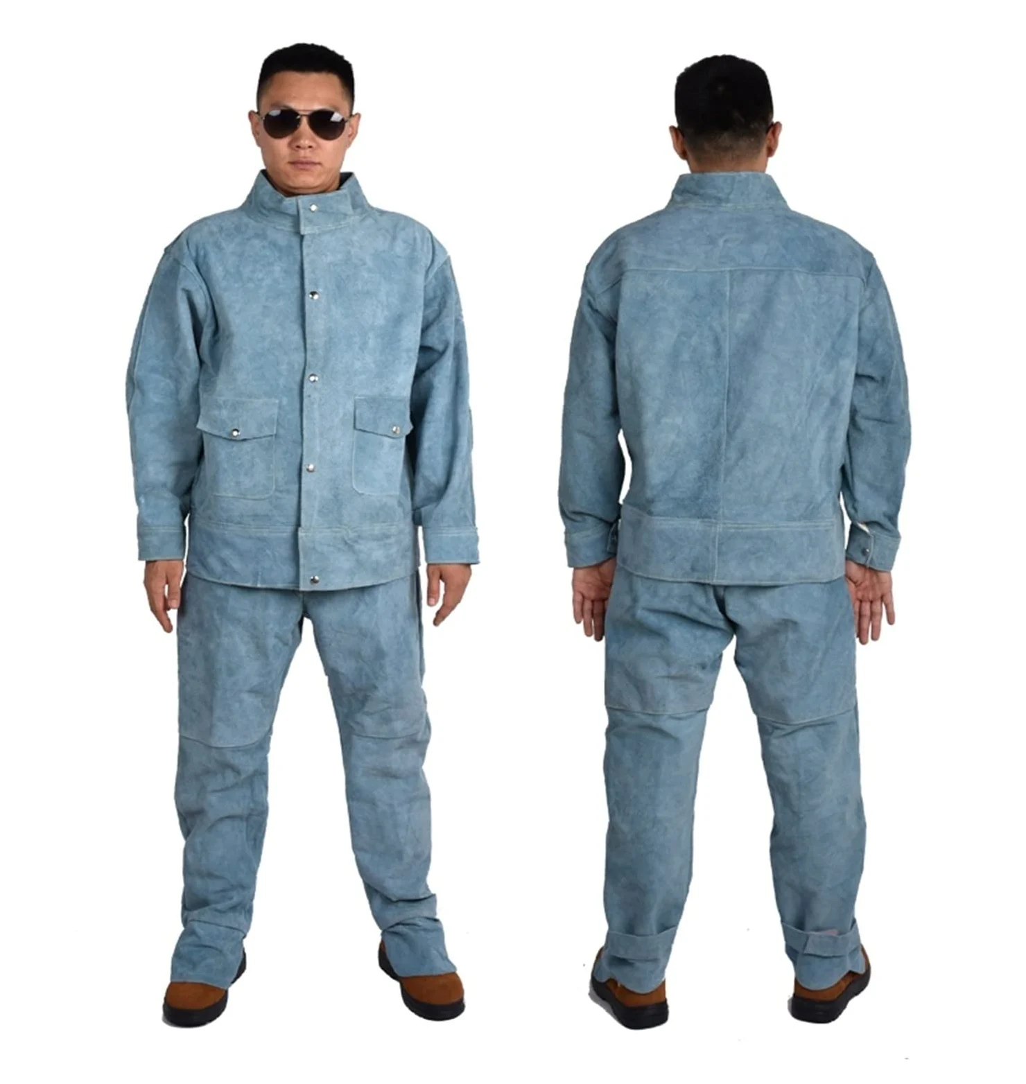 Équipement de Soudage Vêtements de soudage électrique Vêtements de travail Vêtements de protection spéciaux(B,L)