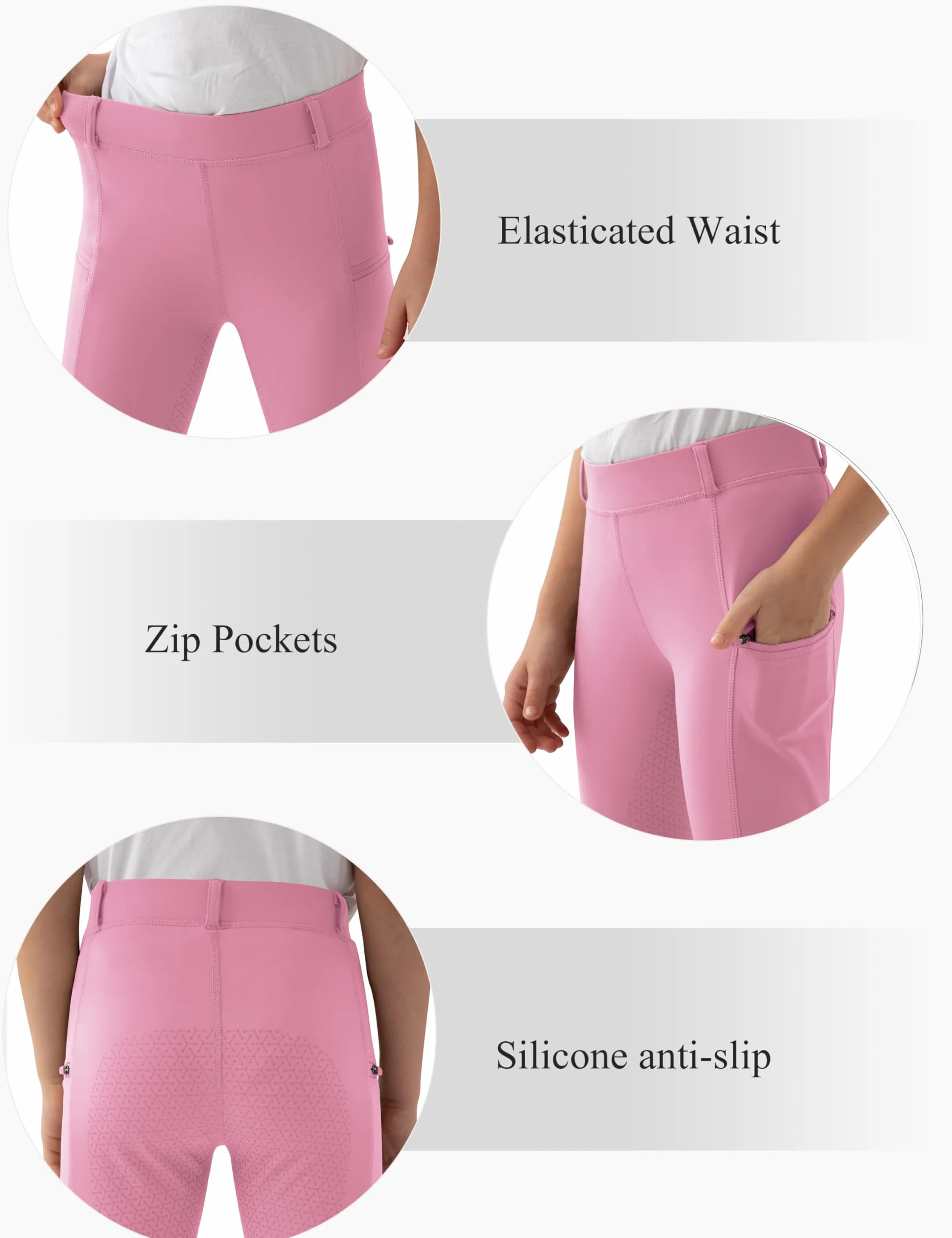 MoFiz Culottes D'équitation Enfants - Leggings - Slim - Fille
