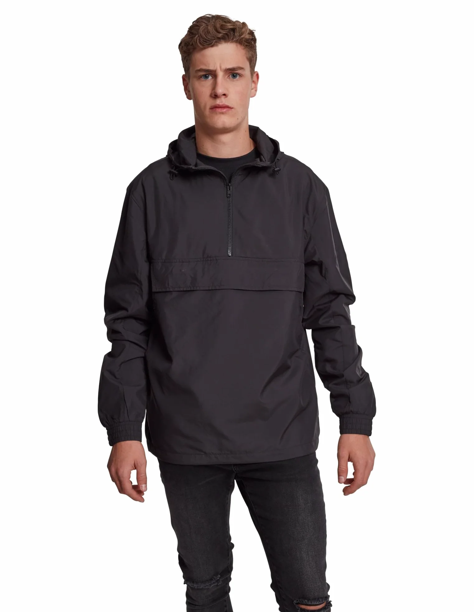 Urban Classics Herren Basic Pull Over Jacket