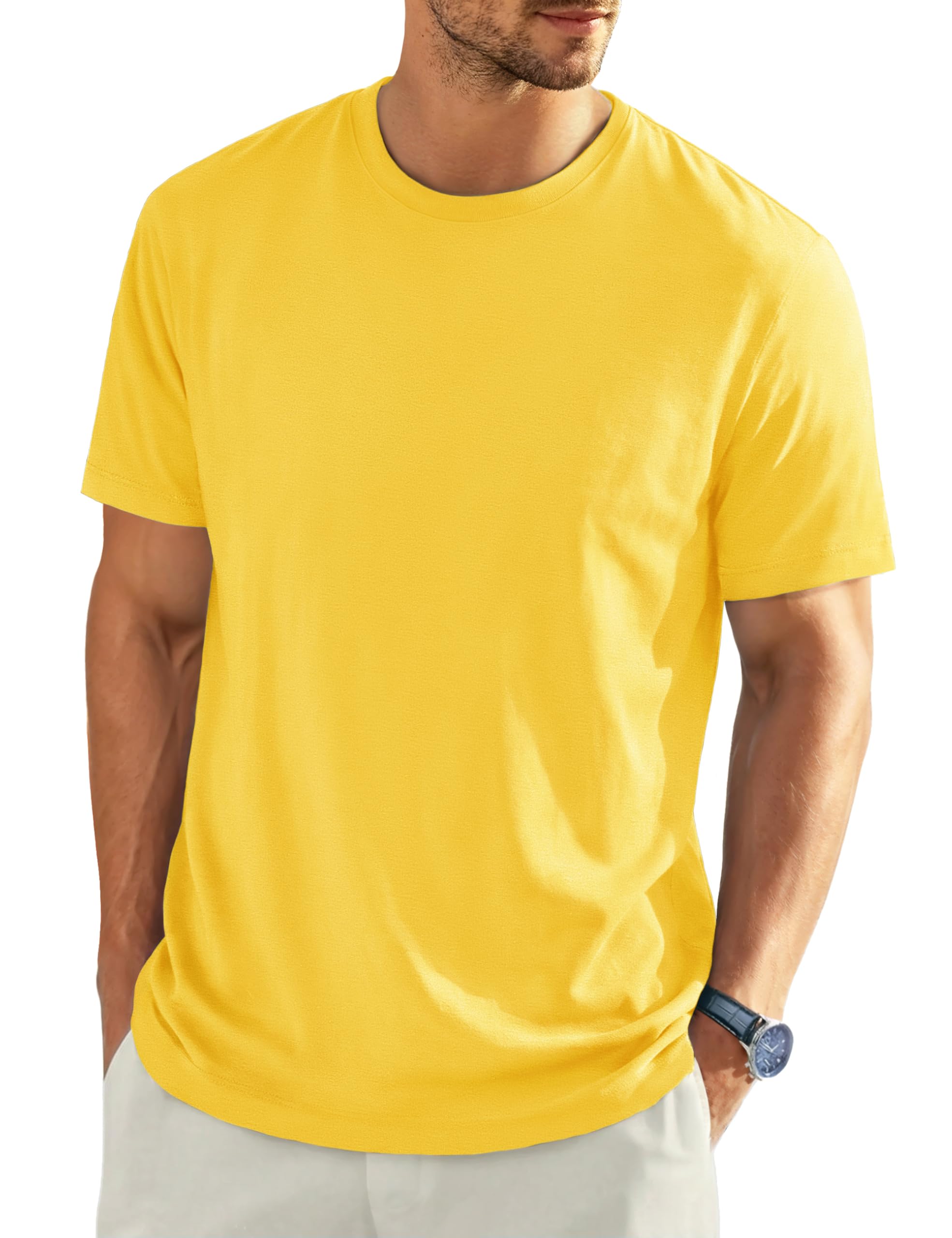 Men's Essential Cotton Crewneck T-Shirt