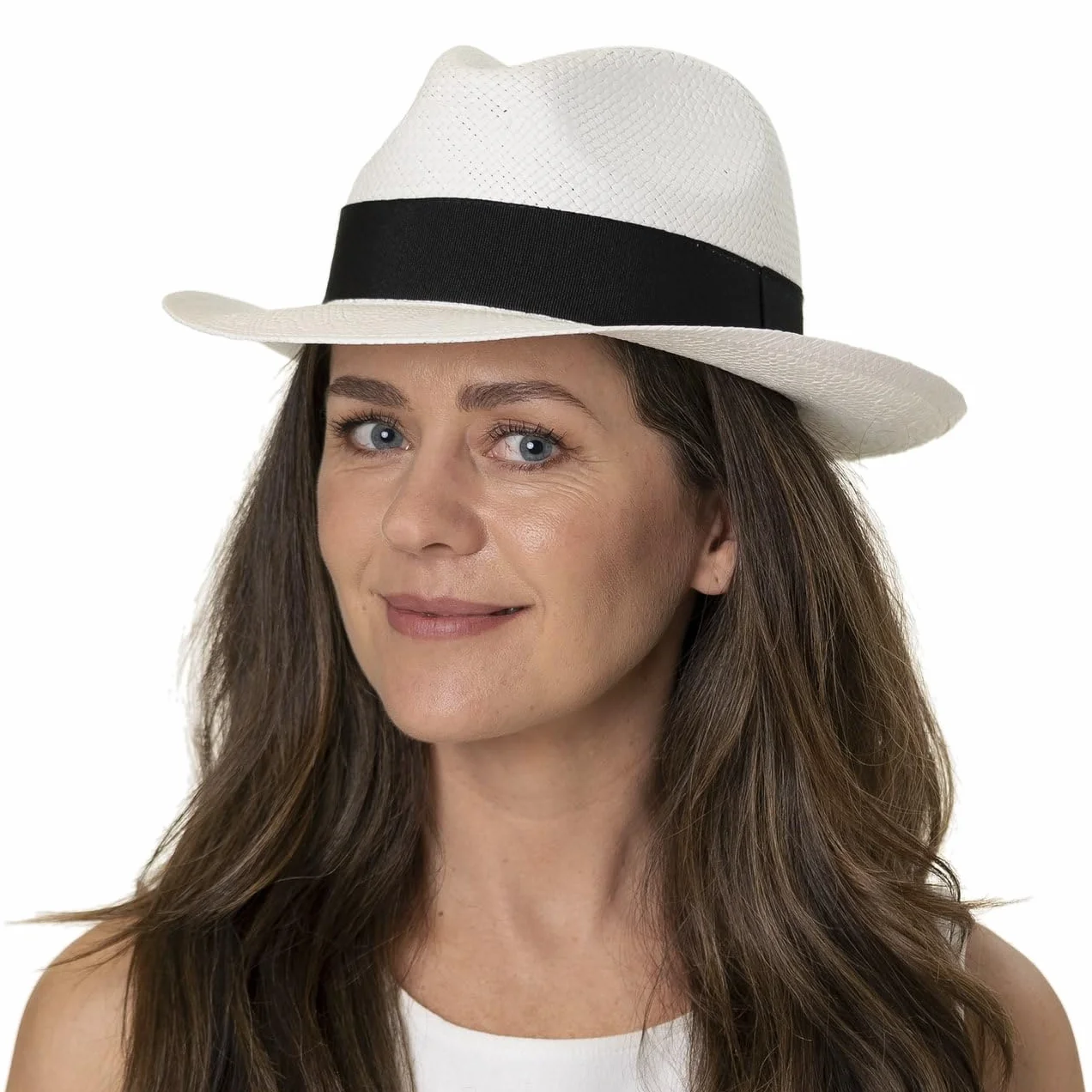Chapeau White Mountain en Paille Bogart