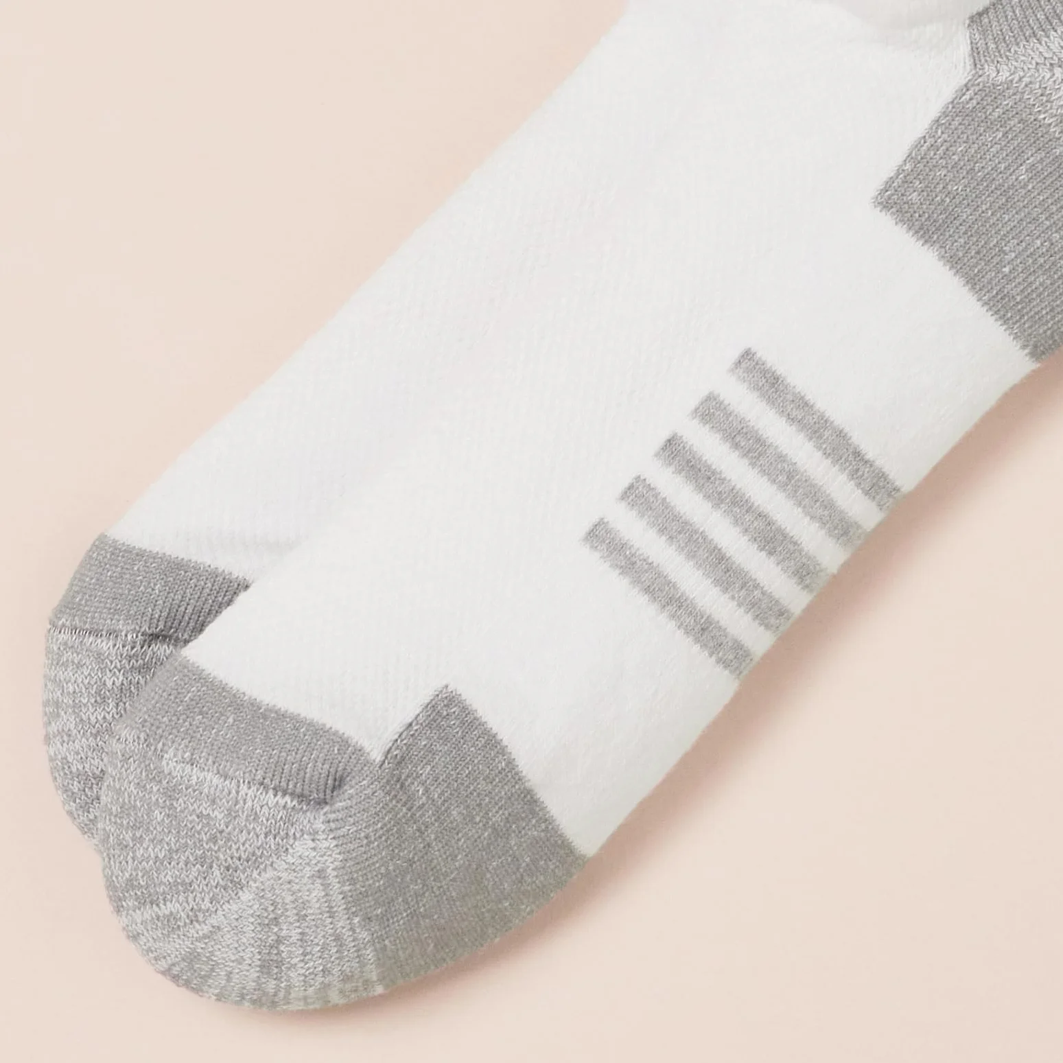 Amazon Essentials Homme Chaussettes Invisibles en Coton pour Hommes, Rembourrées et Respirant, Style Sportif