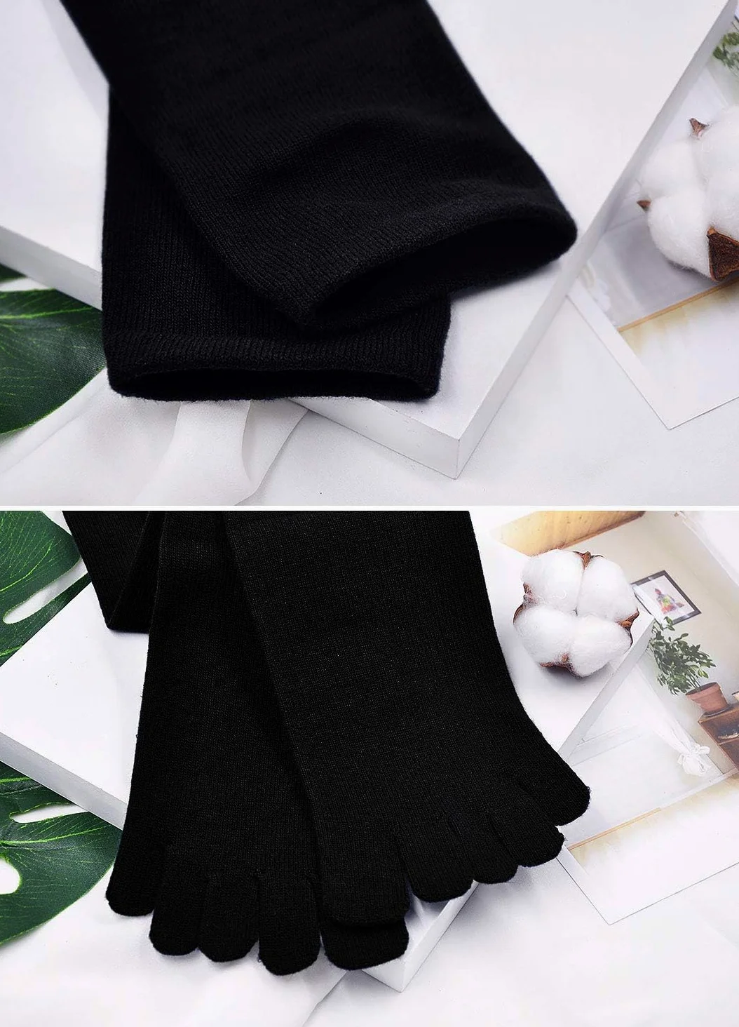 ZAKASA Chaussettes de course à pied en coton pour homme
