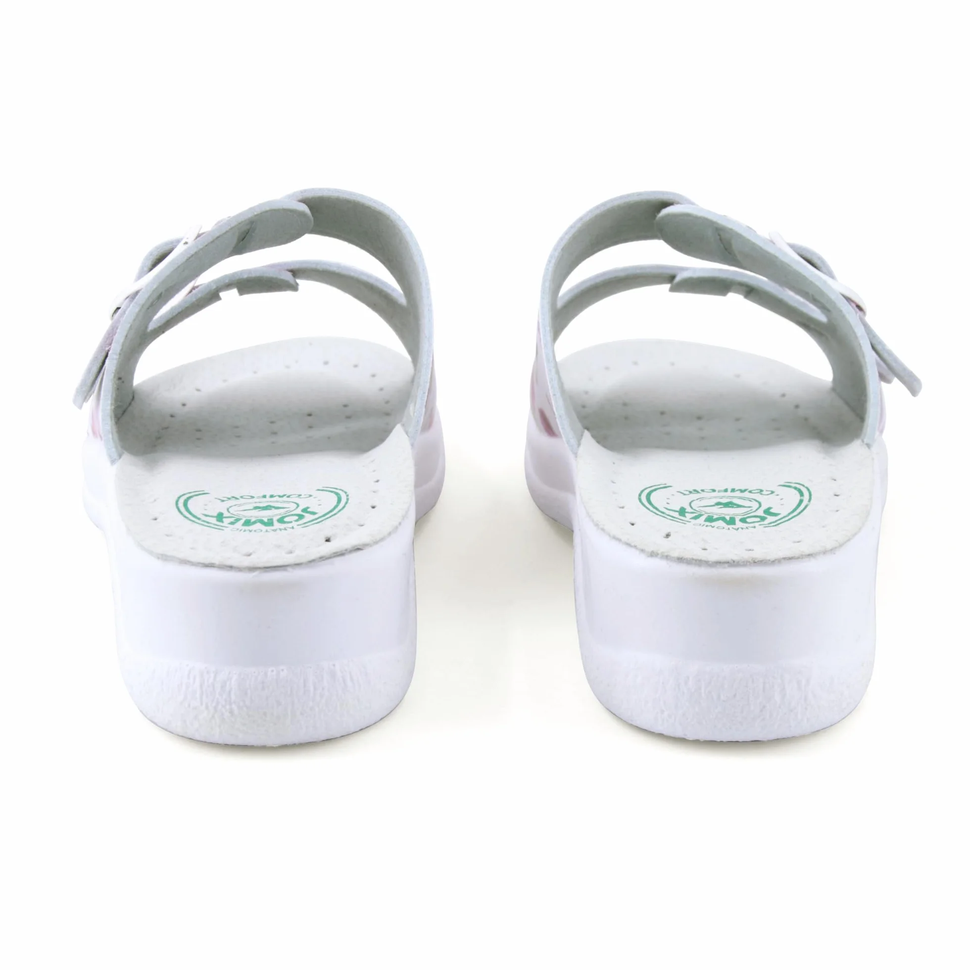 JOMIX Sandales d'été anatomiques pour femme - Confortables - Semelle antidérapante pour intérieur et extérieur