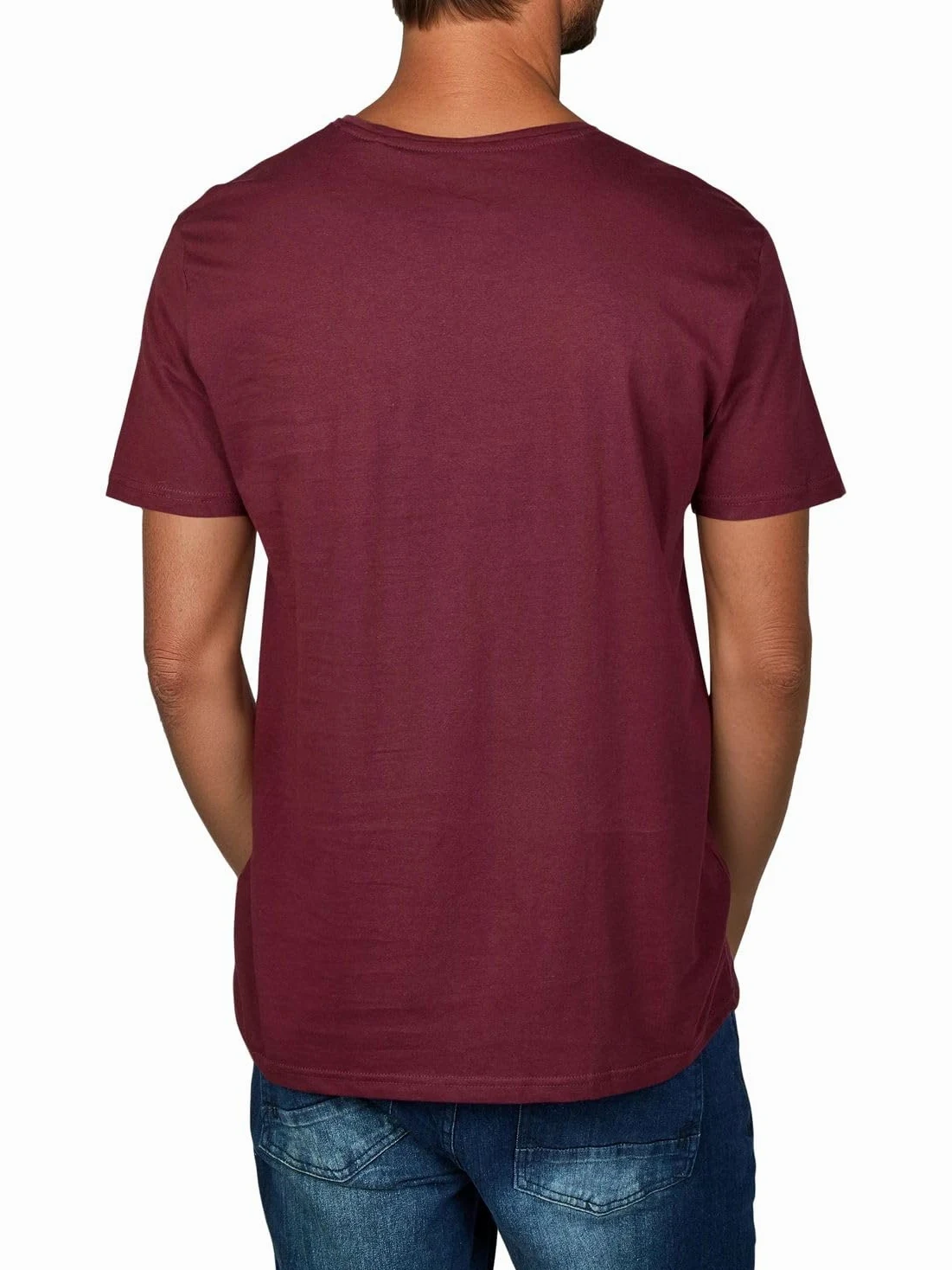 riverso RIVLeon Lot de 4 t-shirts à col rond et manches courtes, 100 % coton, coupe droite, vert, bleu, blanc, gris, rouge, orange, taille S, M, L, XL, 2XL, 3XL, 4XL, 5XL