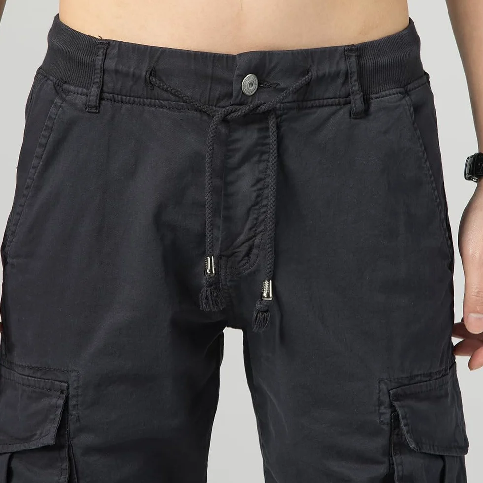 TONY BACKER - Short Cargo Homme Shorts Coton Multi-Taxque Pantalon Court F1586
