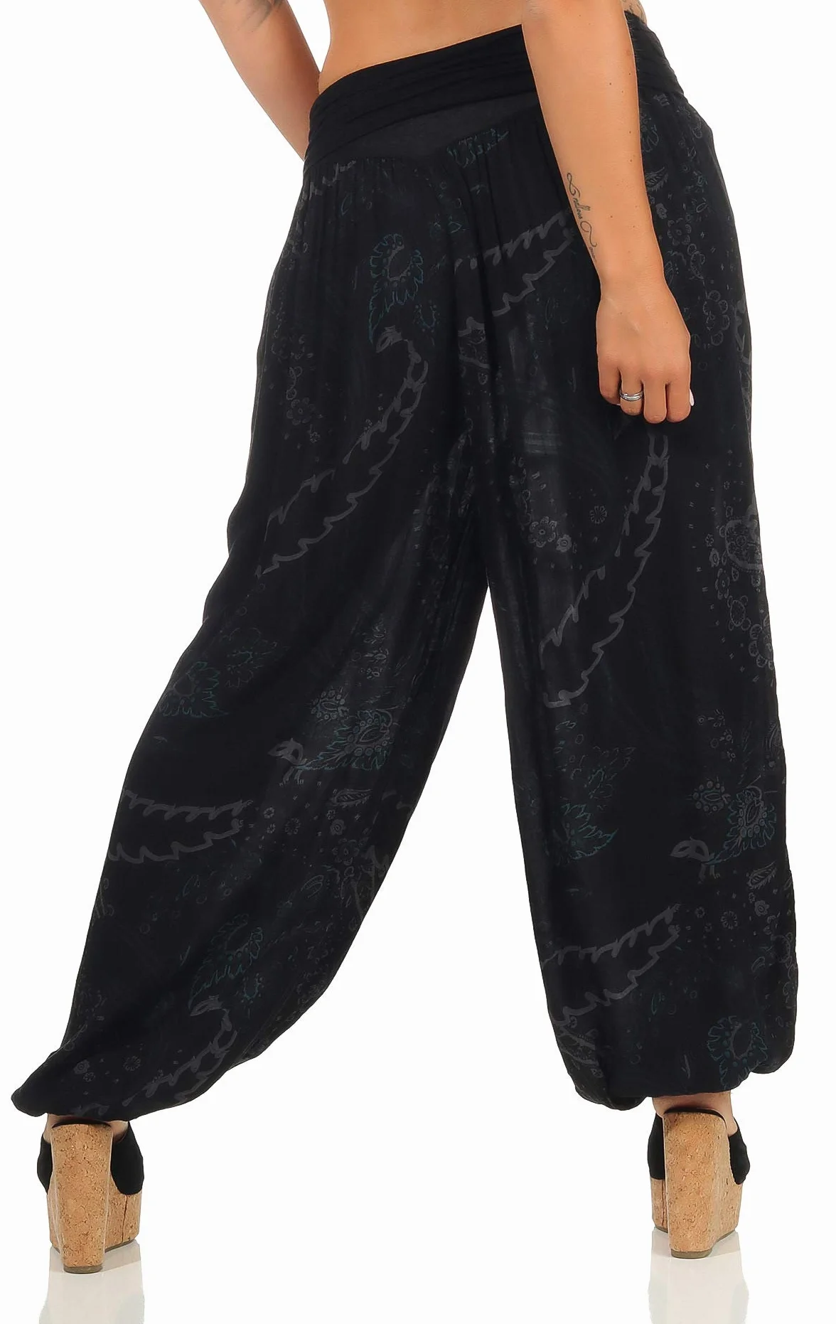 Malito Femme Pantalon Sarouel Yoga Pantalon Sport 7185