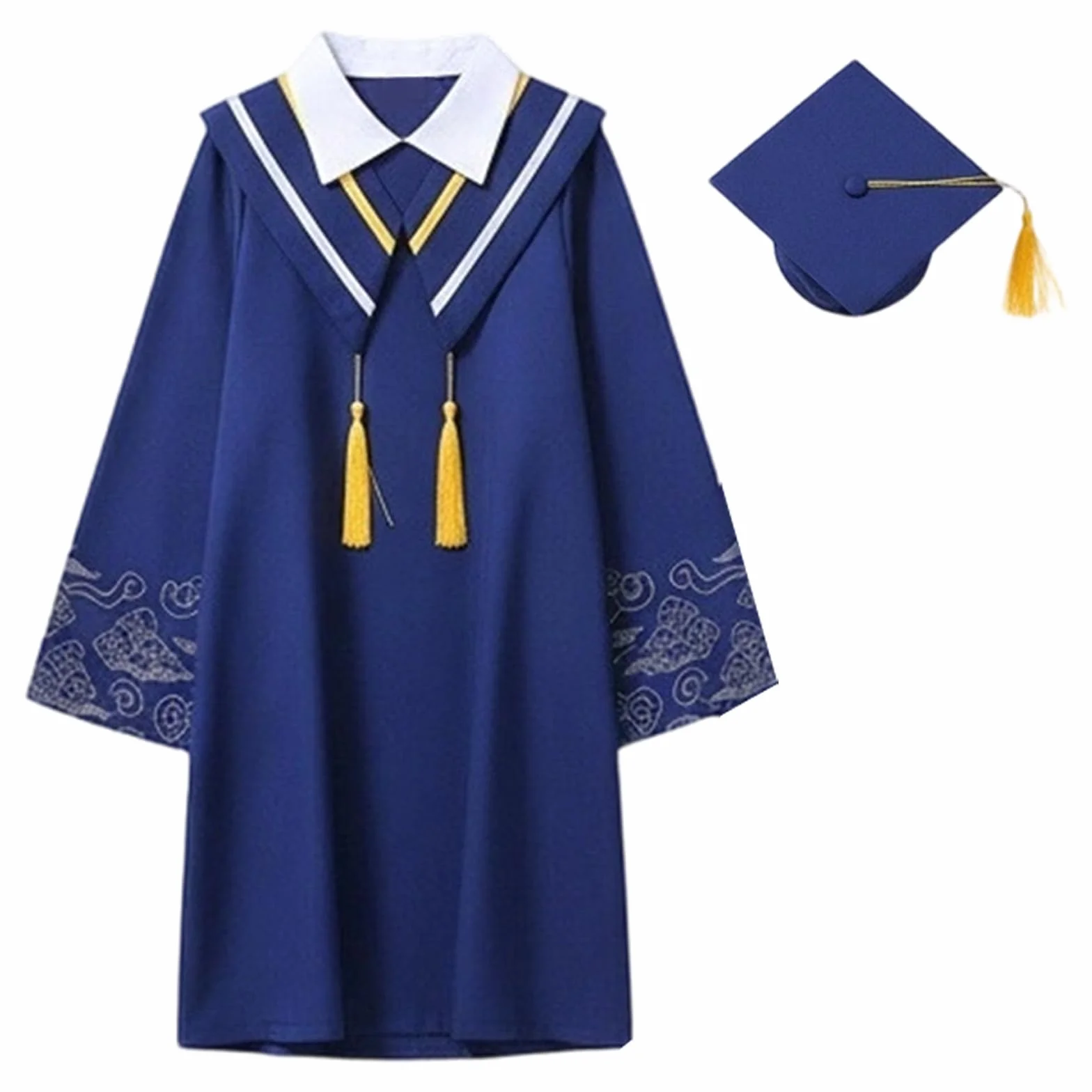 2026 Robe et Toque de Remise diplômes pour Enfants, Tenue Scolaire
