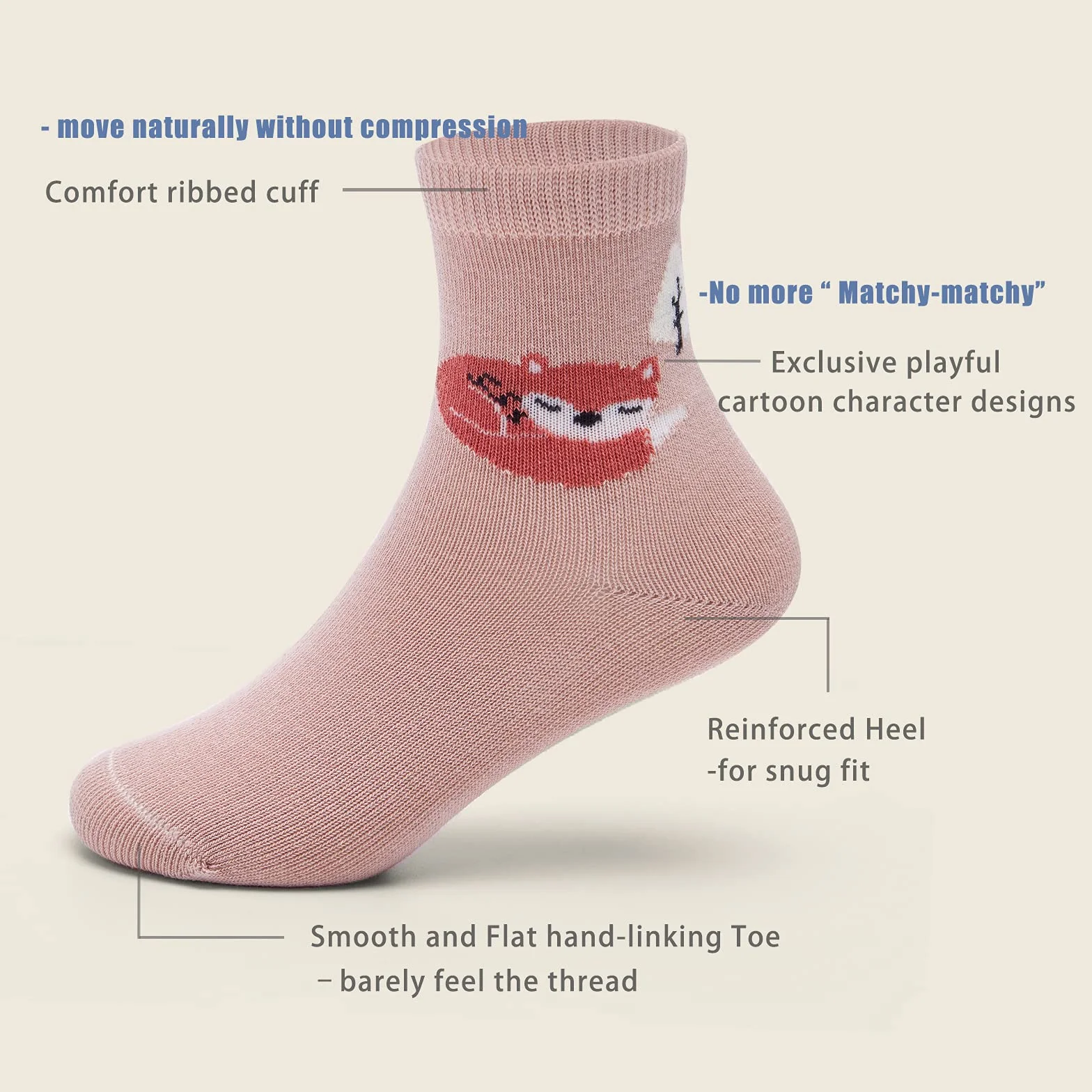 Chaussette enfant sans couture chaussettes enfant coton chaussettes garcon pour toute la saison lot de 6 paires