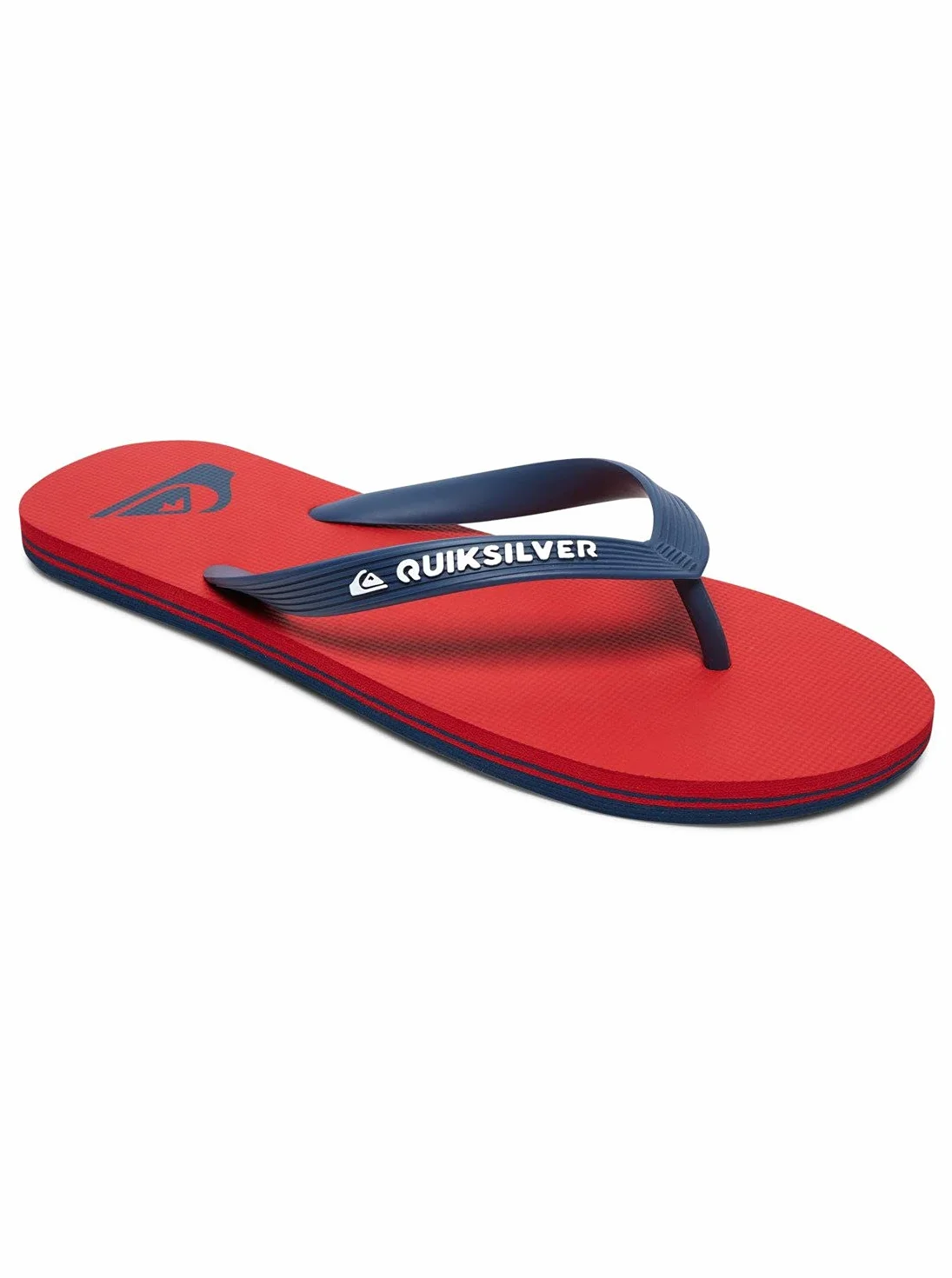 Quiksilver Molokai Chaussures de Plage Piscine Multicolore Rouge Bleu 43 EU