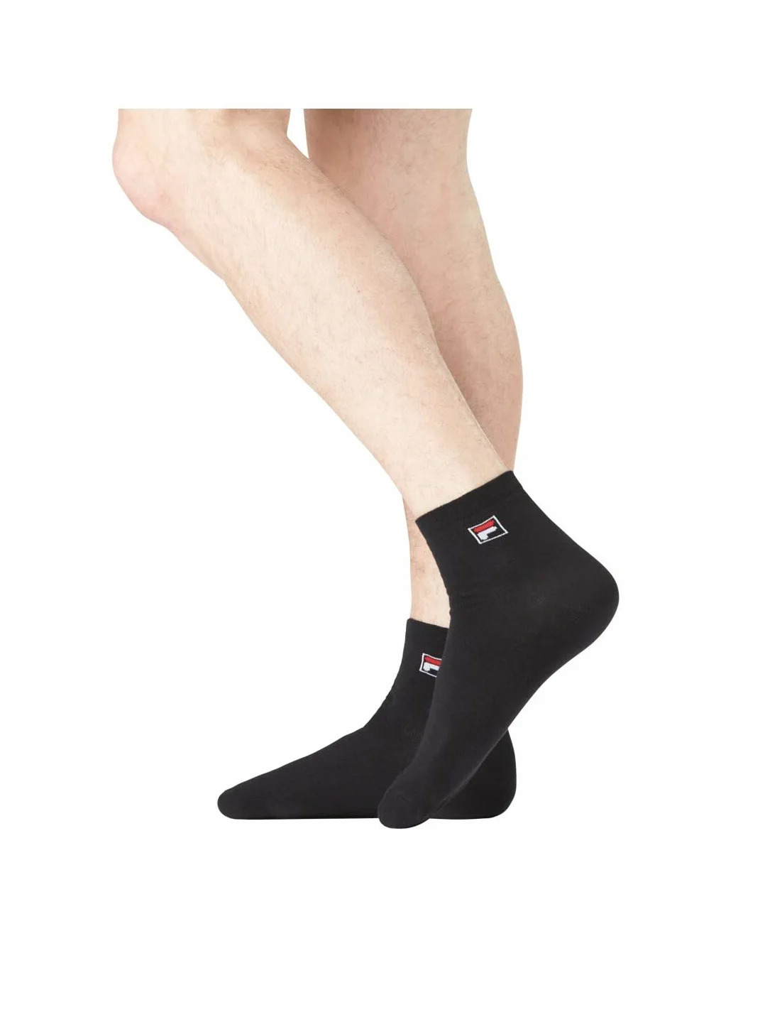 Fila Chaussettes Sportswear Homme Durable, Socquettes Homme, Respirant, Soft Touch (Lot de 6)