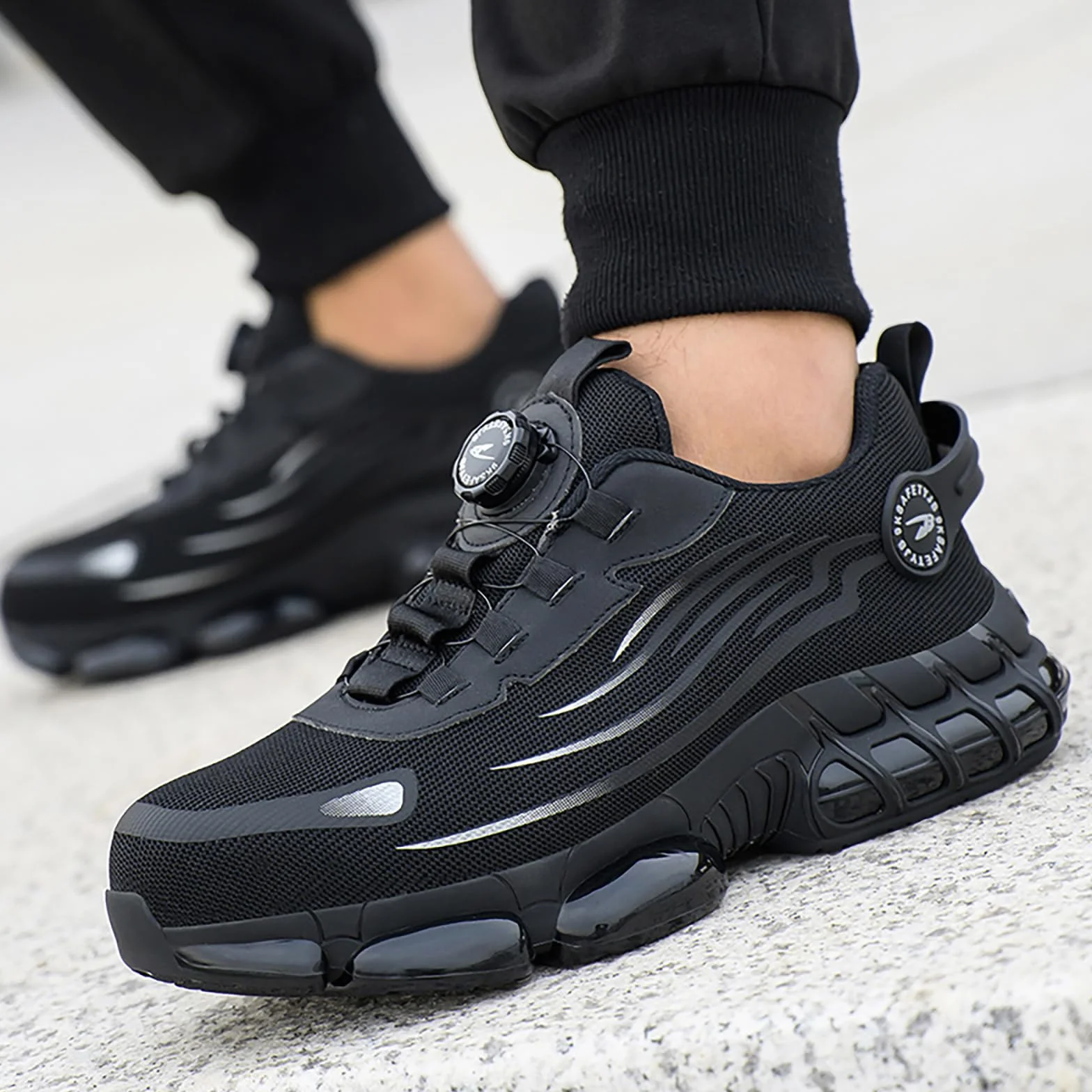Chaussures de Sécurité Hommes Femmes Légères Respirant Basket de Securite Antidérapant Chaussures de Travail avec Embouts en Acier Industrie Protection