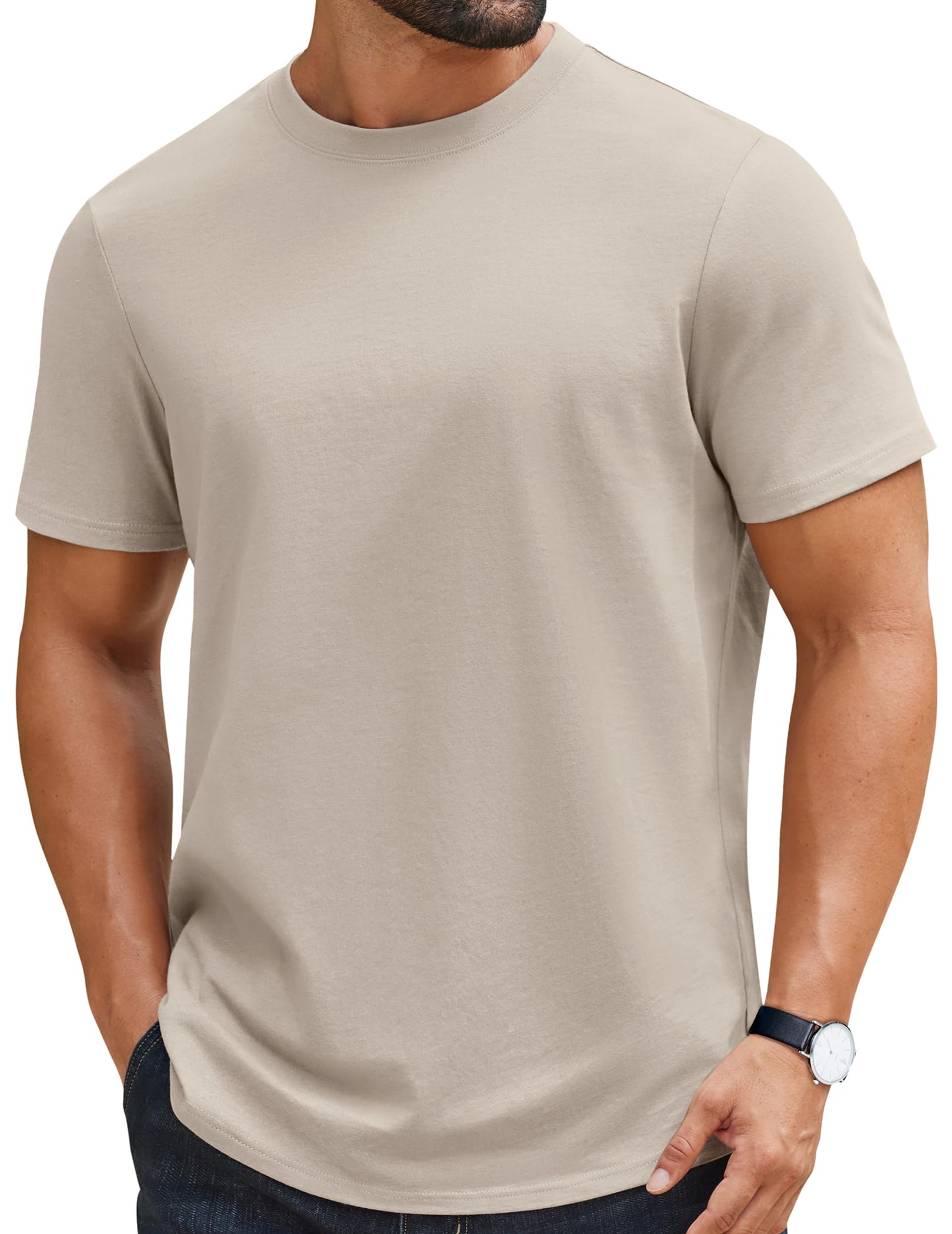 Men's Organic Cotton Crewneck Short Sleeve Tee