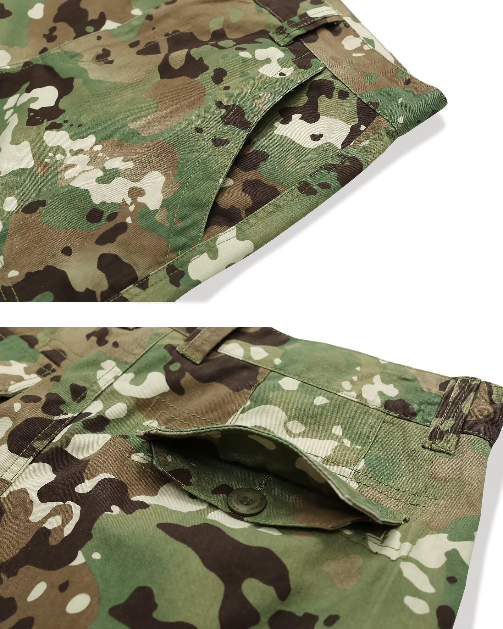 Men's Relaxed Fit Camo Cargo Shorts - 11" Inseam