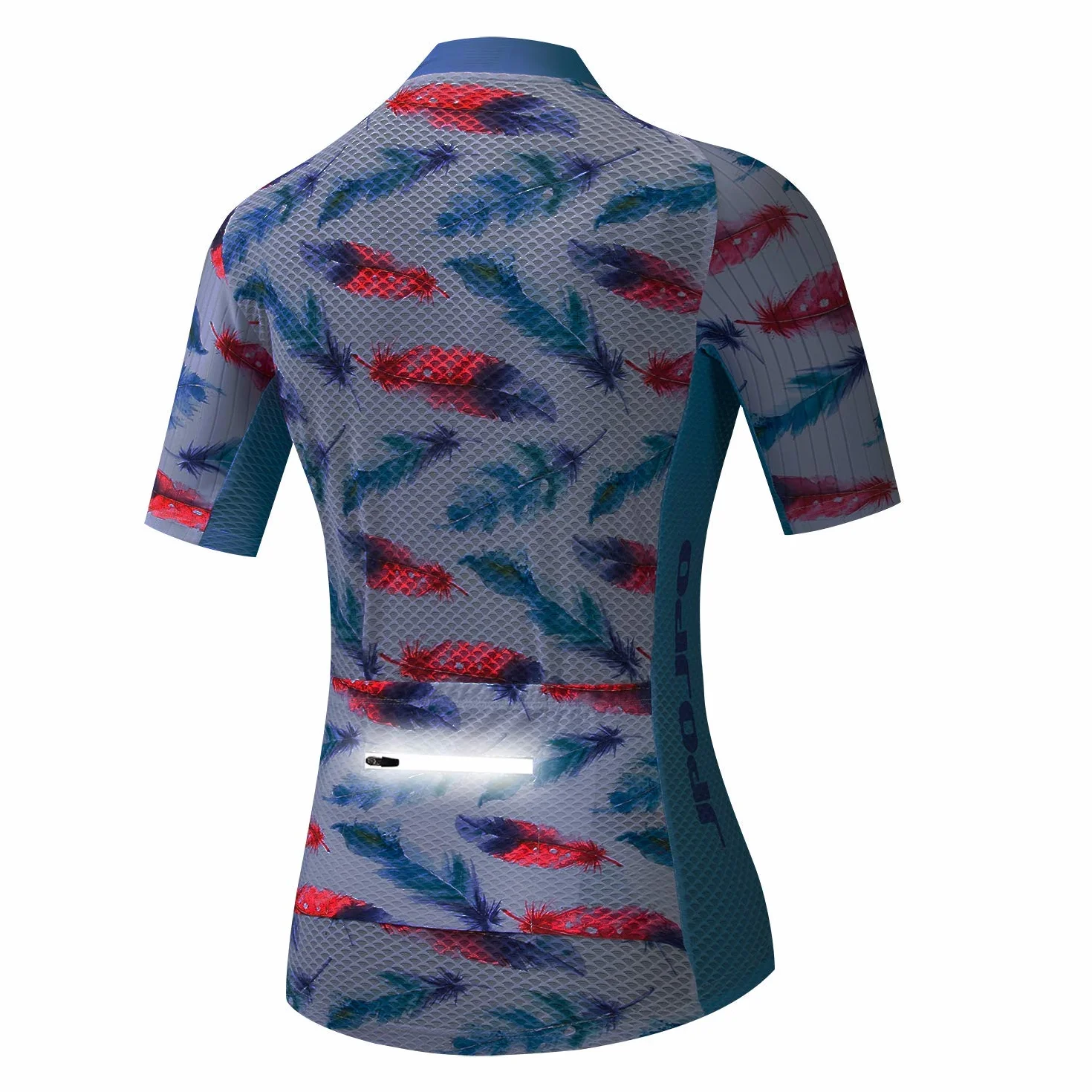 Maillot de cyclisme respirant à manches courtes pour femme