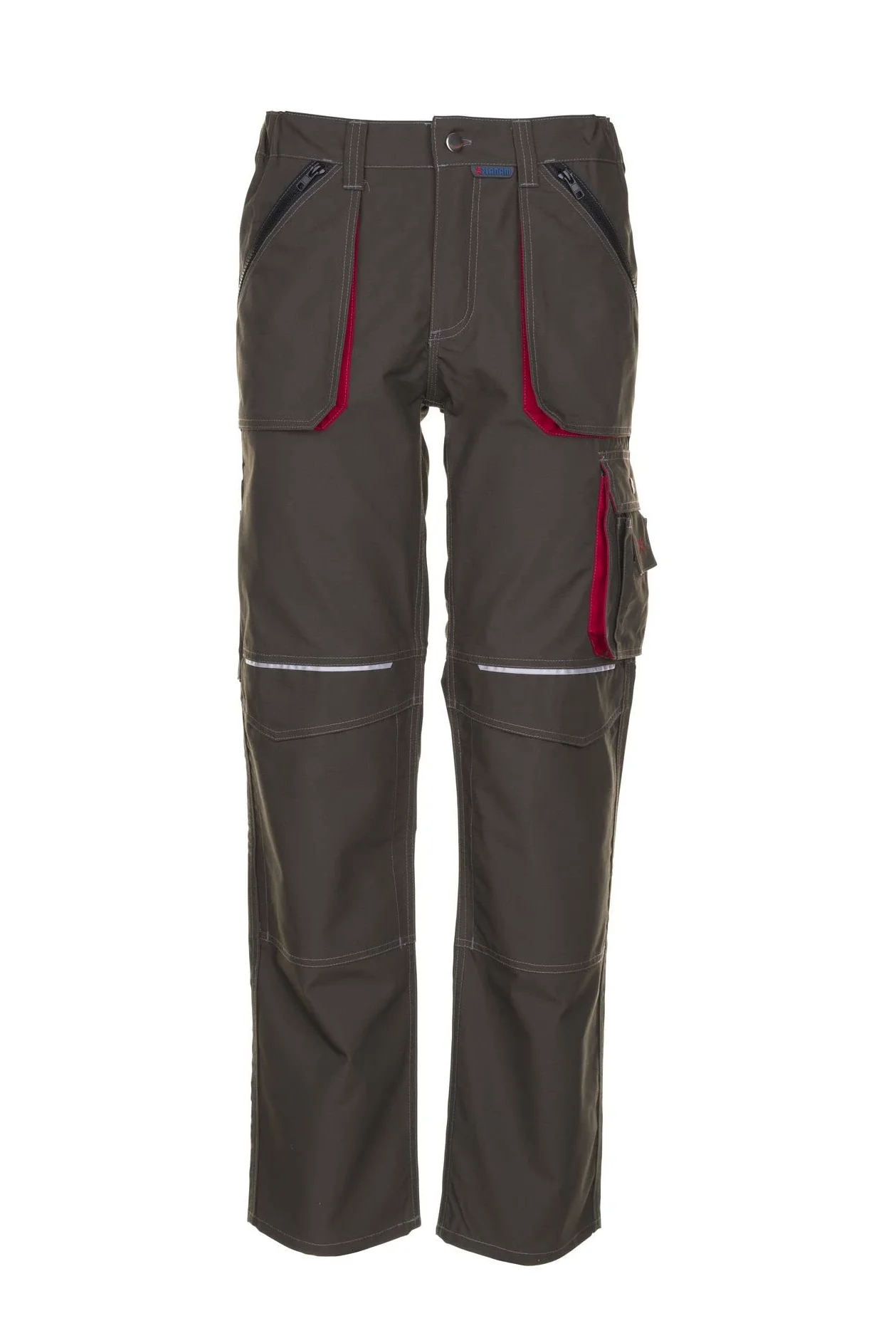 Planam Basalt Bundhose Pantalon Professionnel « Basalt » Taille 44 Anthracite/Rouge Homme (Lot de 1)