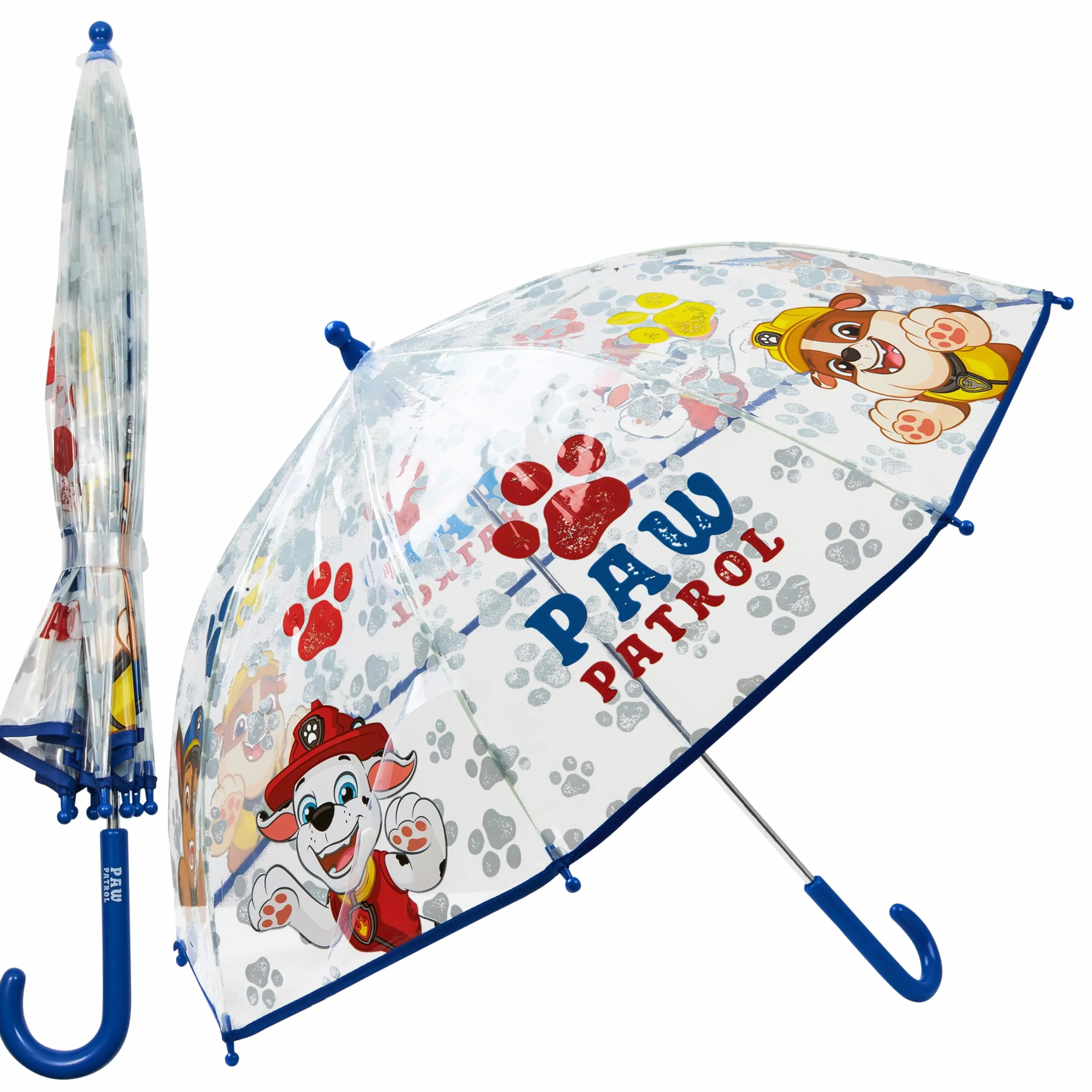 Pat Patrouille Parapluie Enfant Canne Cloche Transparent Officiel