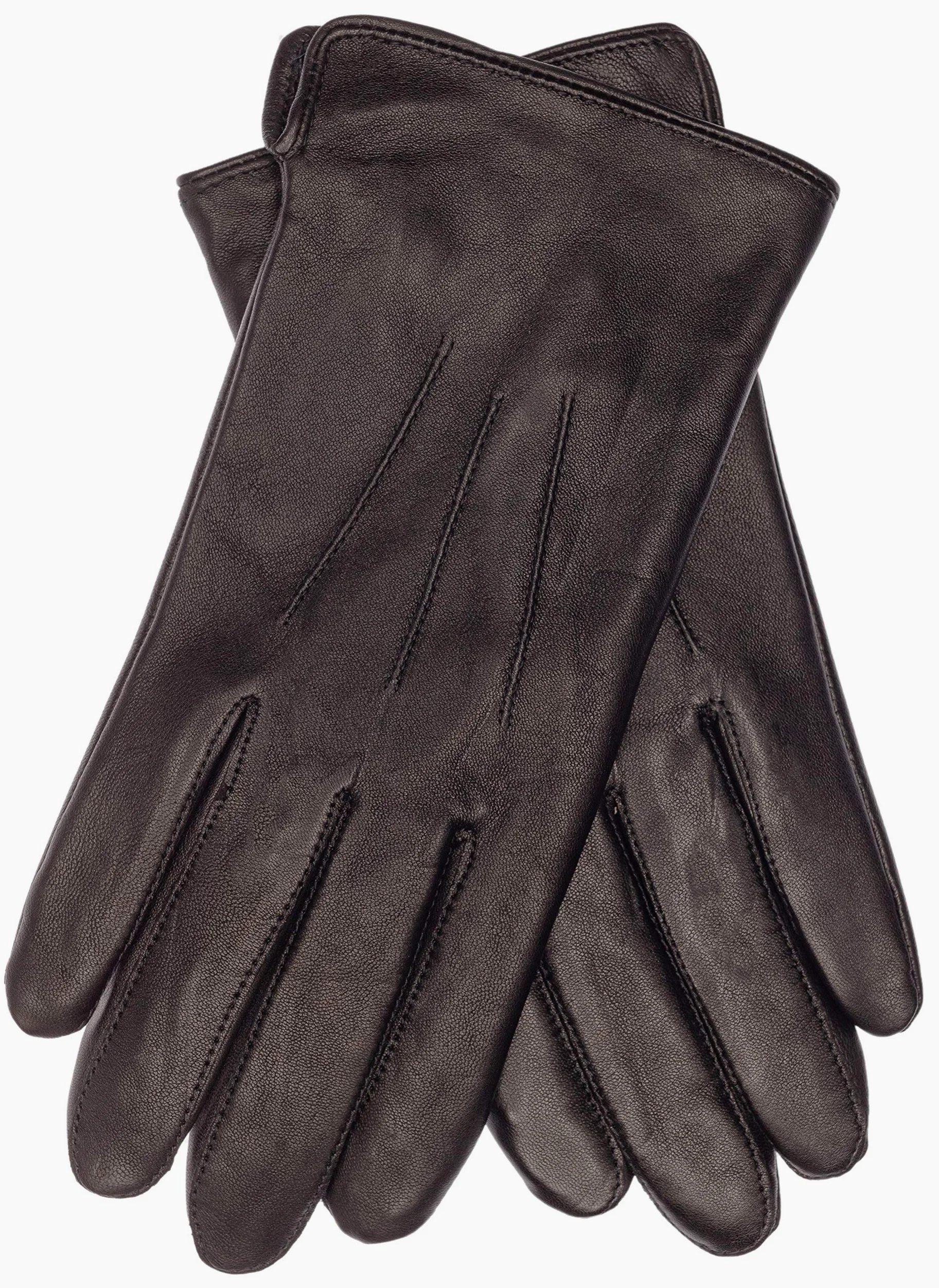 EEM gants en cuir pour homme, cuir italien souple, fonction tactile, doublure polaire