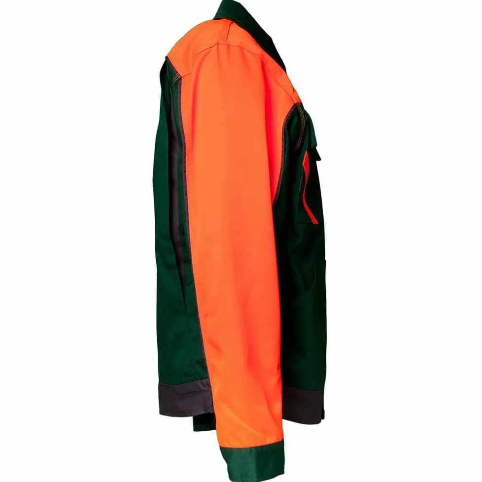 Planam Men;Women Visline Waisted jacket Visline V1 Size 98 in black/orange/zinc