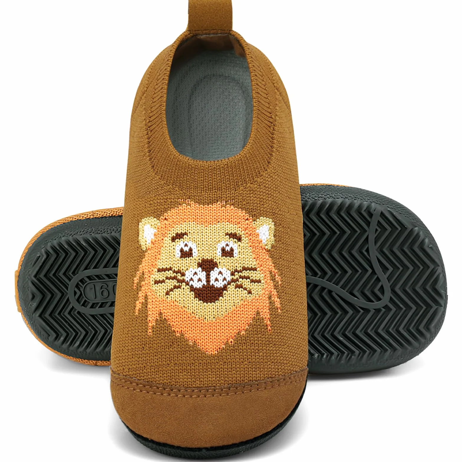 Pantoufles pour enfants et garçons - Confortables - Semelles épaisses - Antidérapantes - Respirantes - Chaussures pieds nus - Avec avant résistant à l'abrasion - Pour la crèche
