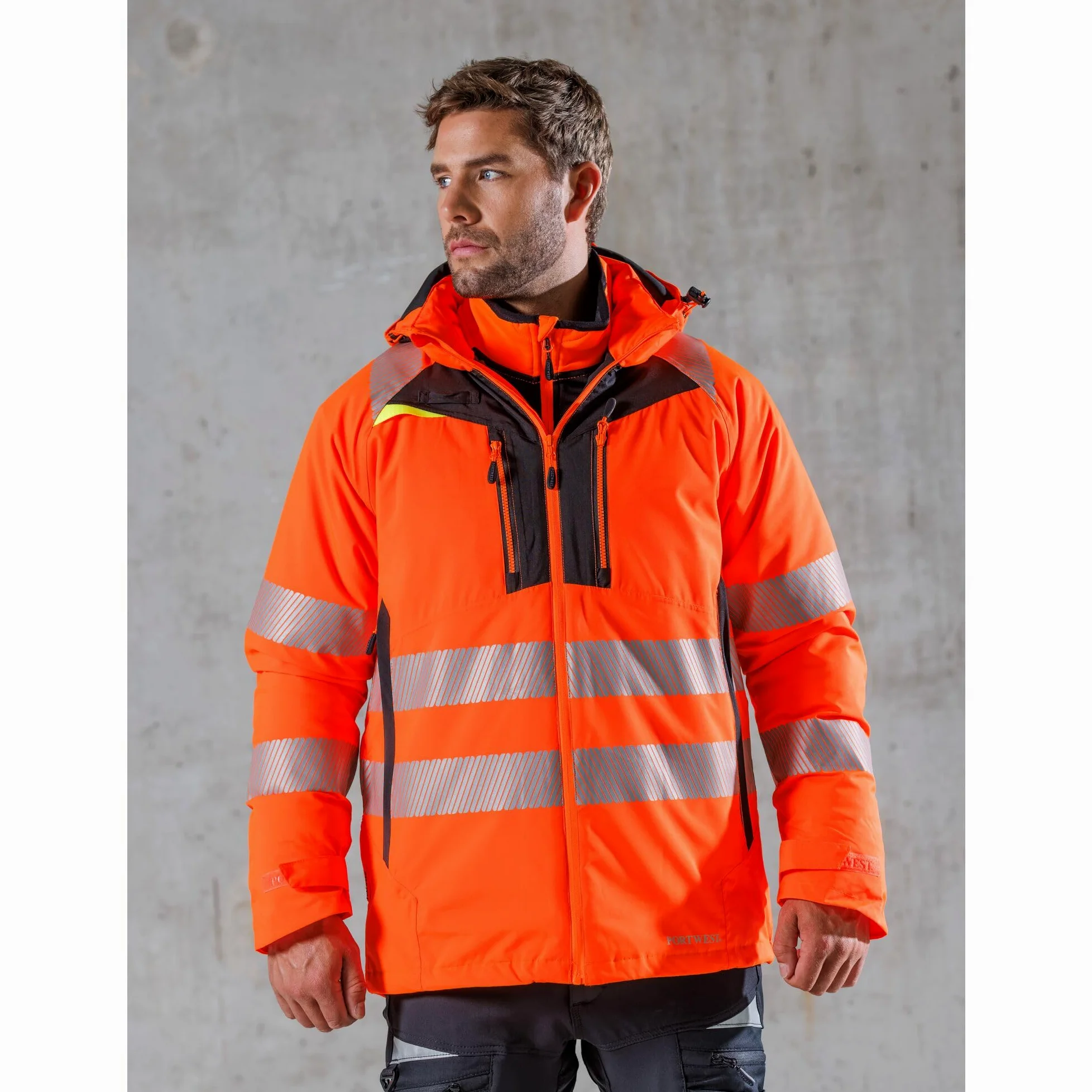 Portwest Veste d'hiver unisexe haute visibilité