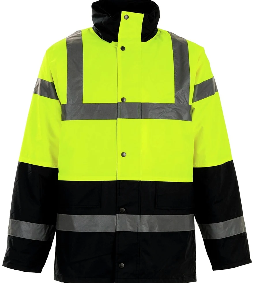 PORS466YERL - Hi-Vis Contrast Traffic J Yellow - Large R - Large EU/Large UK, jaune, L