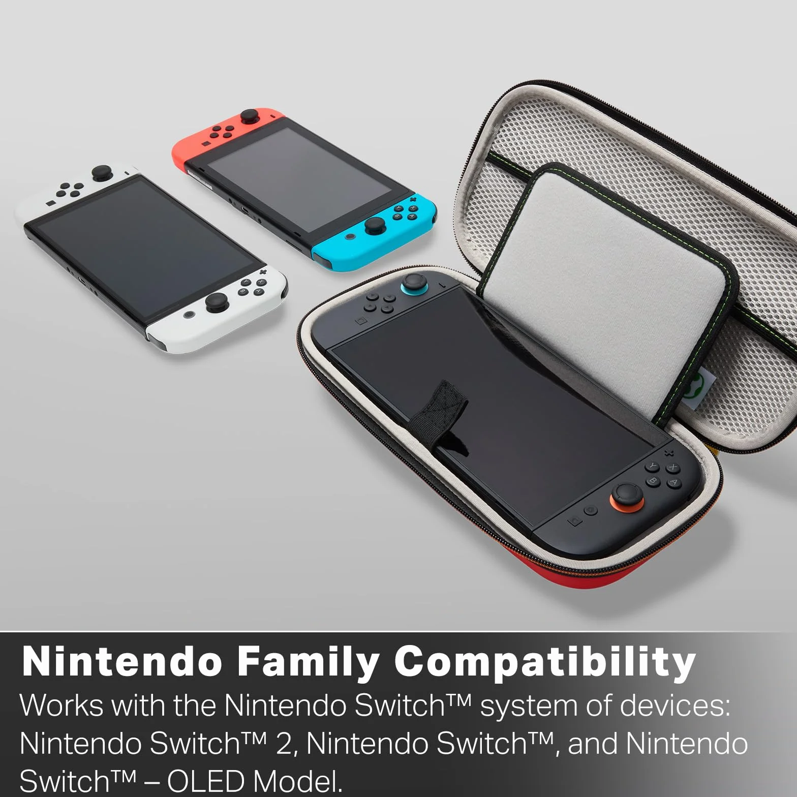Étui de Protection PowerA Nintendo Switch 2 Mario et Yoshi Officiel Rangement 9 Cartes Jeu 2 microSD Express Support Intégré