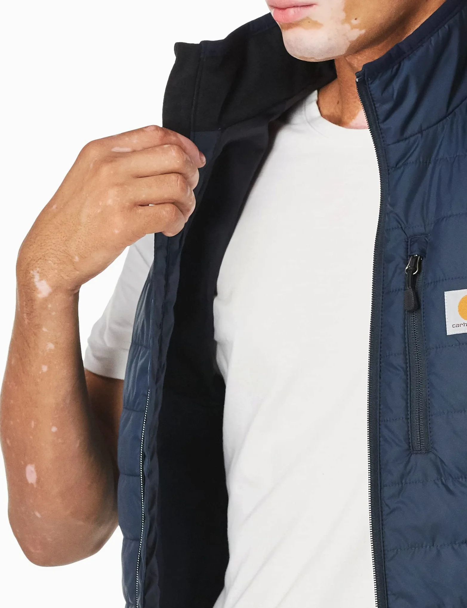 Carhartt Veste isolante légère Rain Defender, coupe décontractée Vêtements d'extérieur Utility Homme, bleu, S