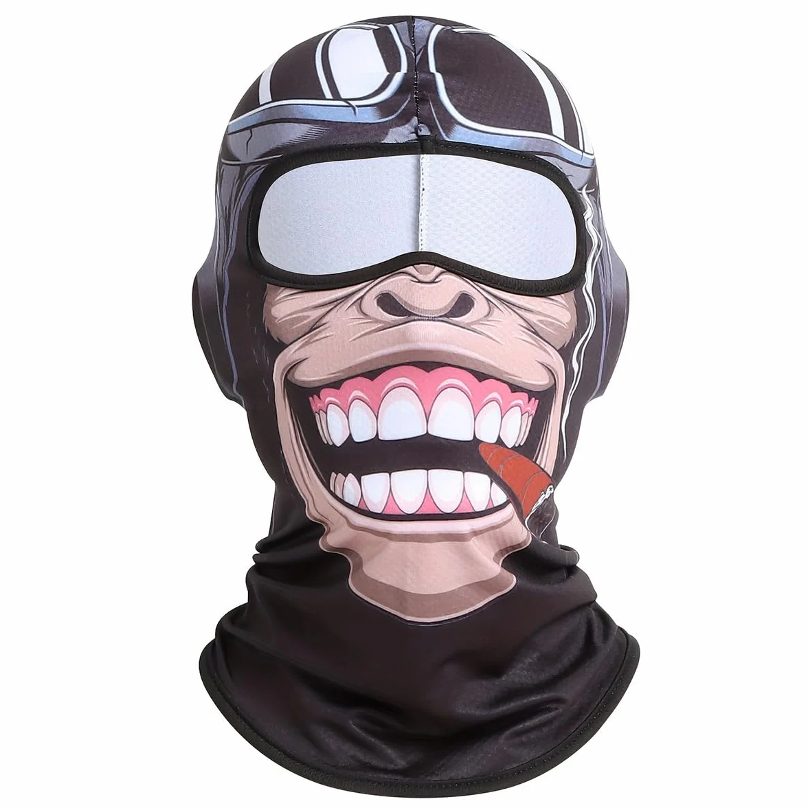 Cagoule d'été pour homme et femme - Respirante - Avec imprimé tête de mort - Masque de moto - Masque de ski - Coloré #1