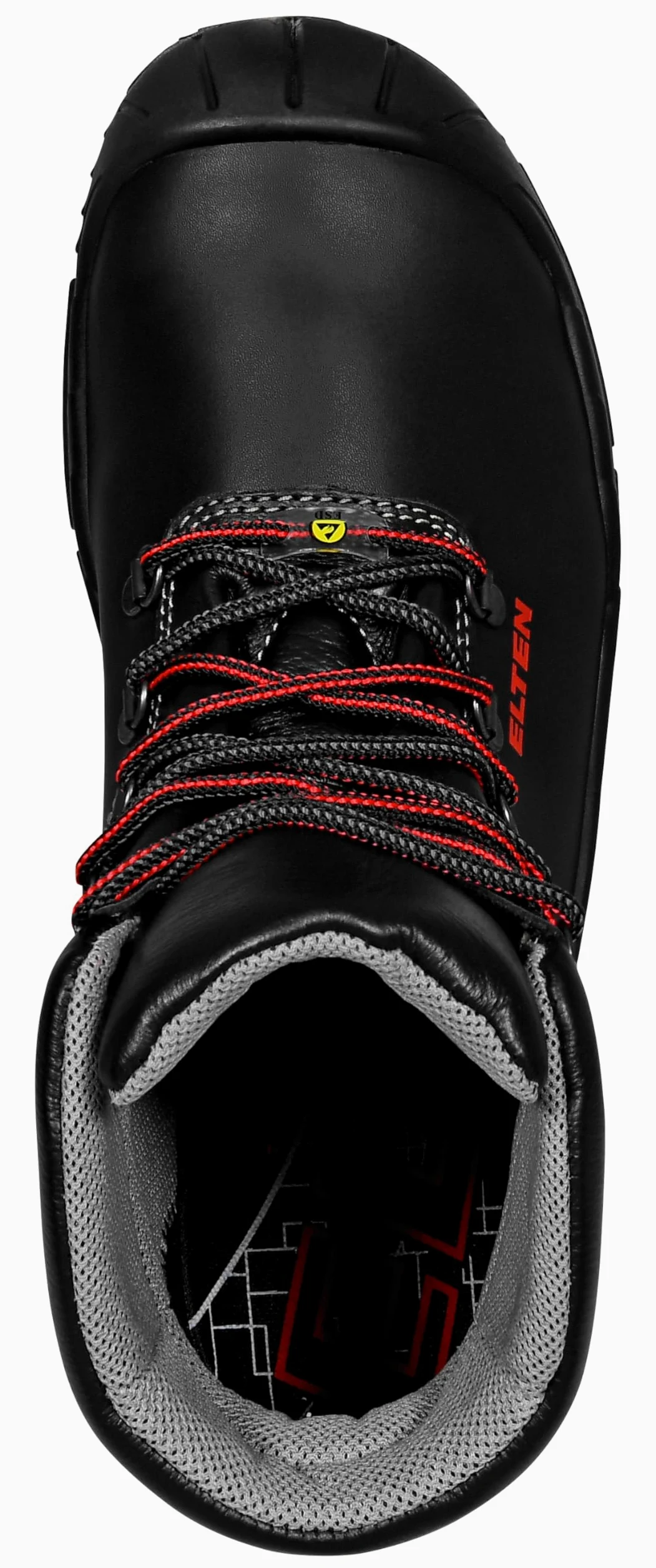 ELTEN RENZO XW Mid ESD S3, chaussures de sécurité pour hommes, légères, embout en acier, matière supérieure : cuir, doublure intérieure : textile (respirant), taille 43