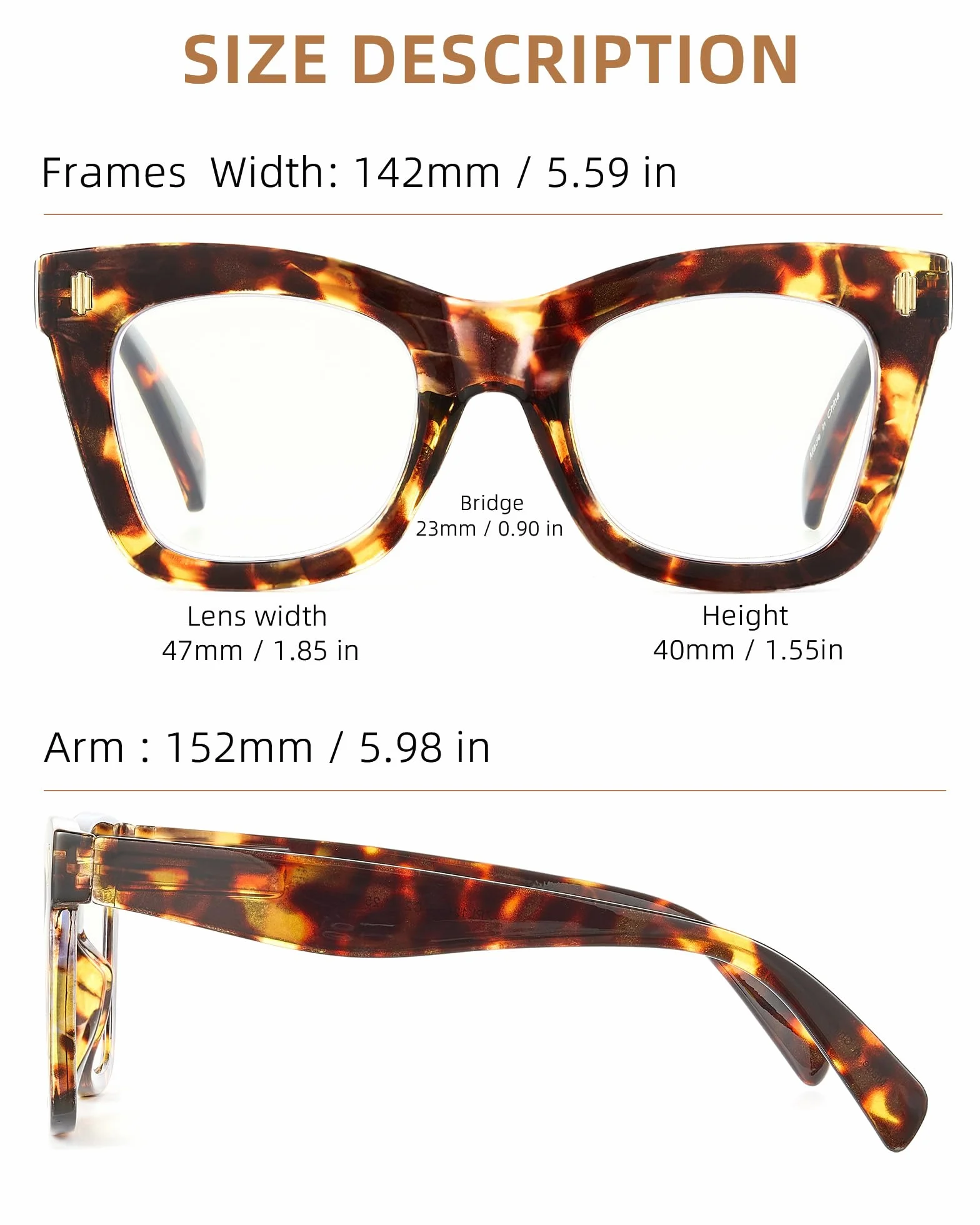 JM Lot de 4 Carré Lunettes de Lecture Femme, Mode Monture Lunettes Anti Lumière Bleue Lunettes Loupe