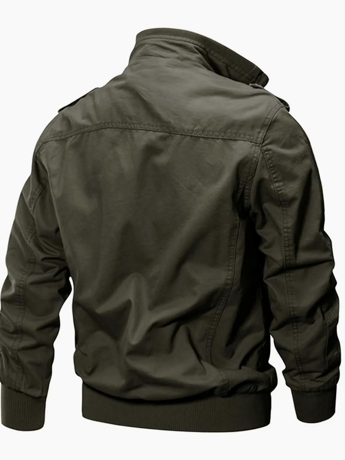 Jinsha Blouson Aviateur Homme Coton Hiver RandonnéE Escalade Zipper Veste Militaire Bombers Cargo Homme Multipoche ExtéRieur Manteau Coupe-Vent Travail VêTements D’ExtéRieur