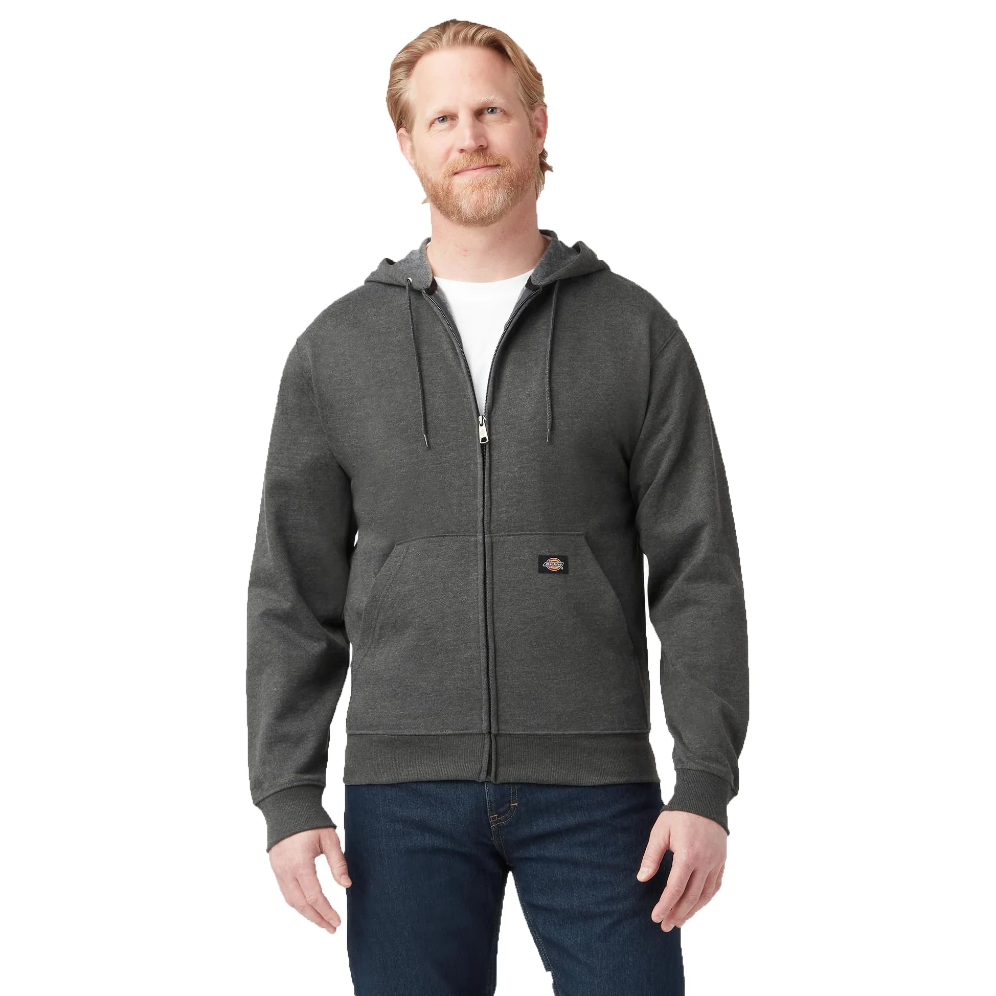 Dickies Full Zipper Fleece Hooded Sweatshirt Homme