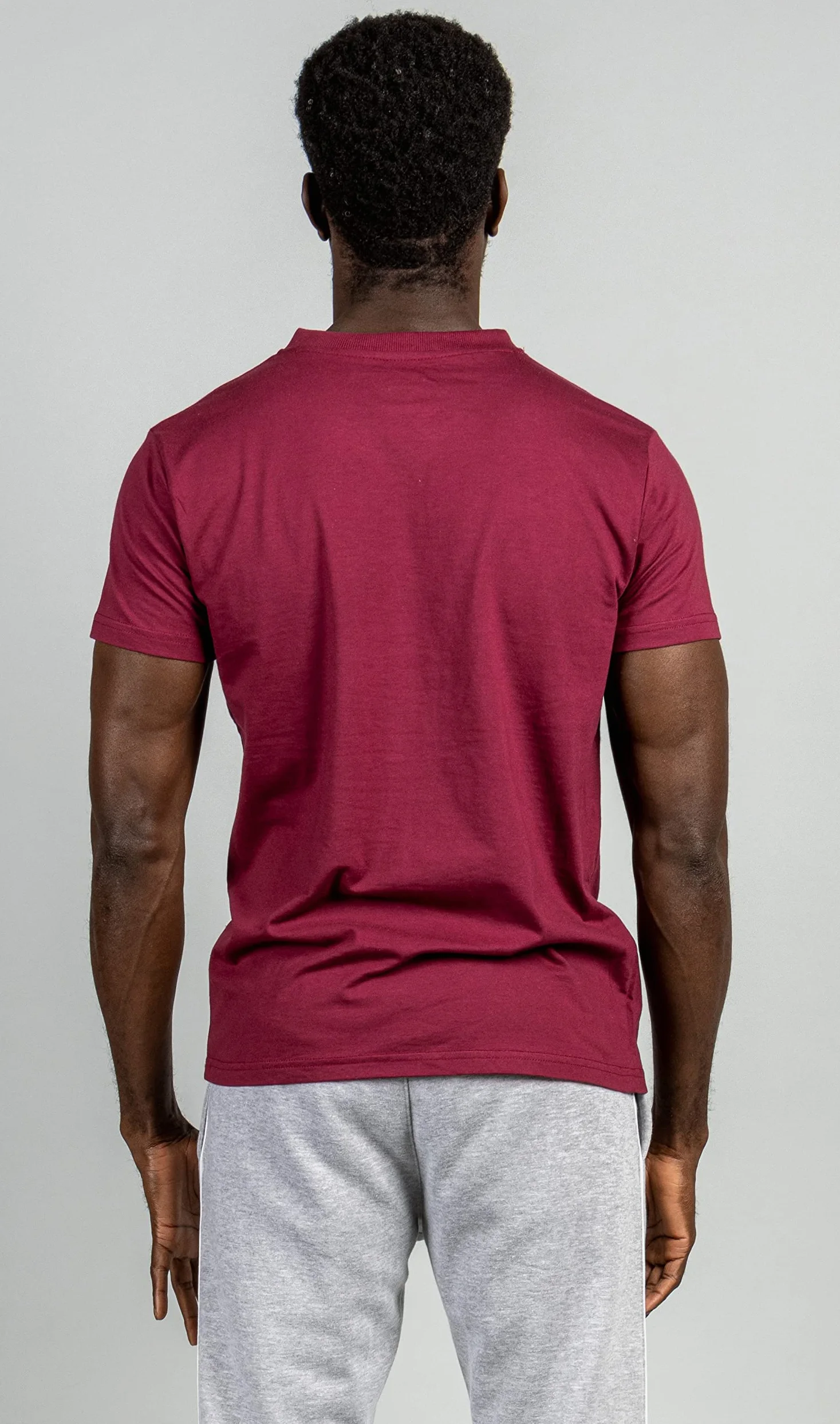 FULL TIME SPORTS® Tech 4-6 Pack FTS-639-650 T-Shirts Assortis à Manches Court et Long décontractés avec col en V