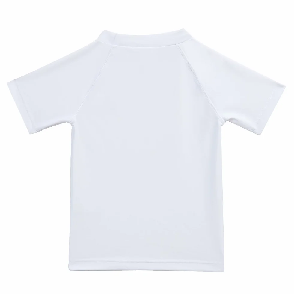 LACOFIA T-Shirt de Bain à Manches Courtes pour Garçons Maillots de Bain Protection Solaire pour Enfants Séchage Rapide