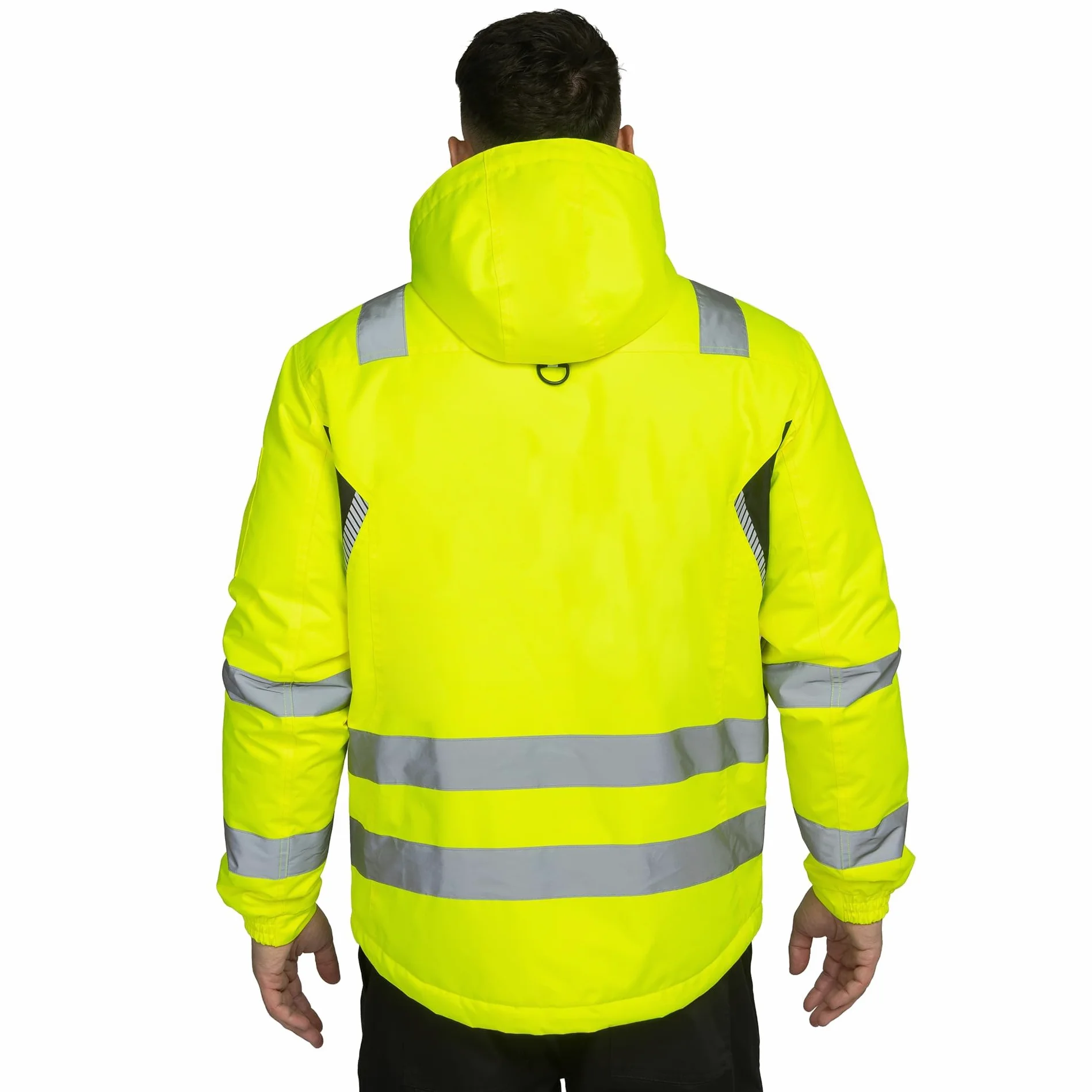 BWOLF Drift Ice – Veste de Travail d’Hiver pour Homme | Imperméable & Chaude | Bandes Réfléchissantes