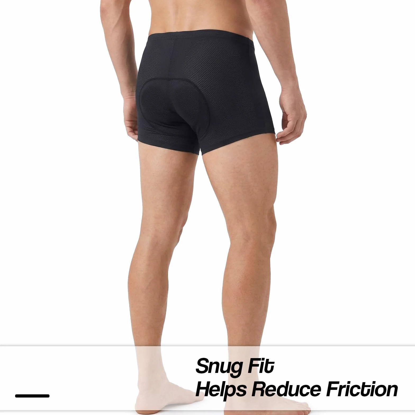 ARSUXEO Shorts de Cyclisme Hommes, sous-Short rembourré Gel 3D, Doublure VTT, sous-vêtements Respirants