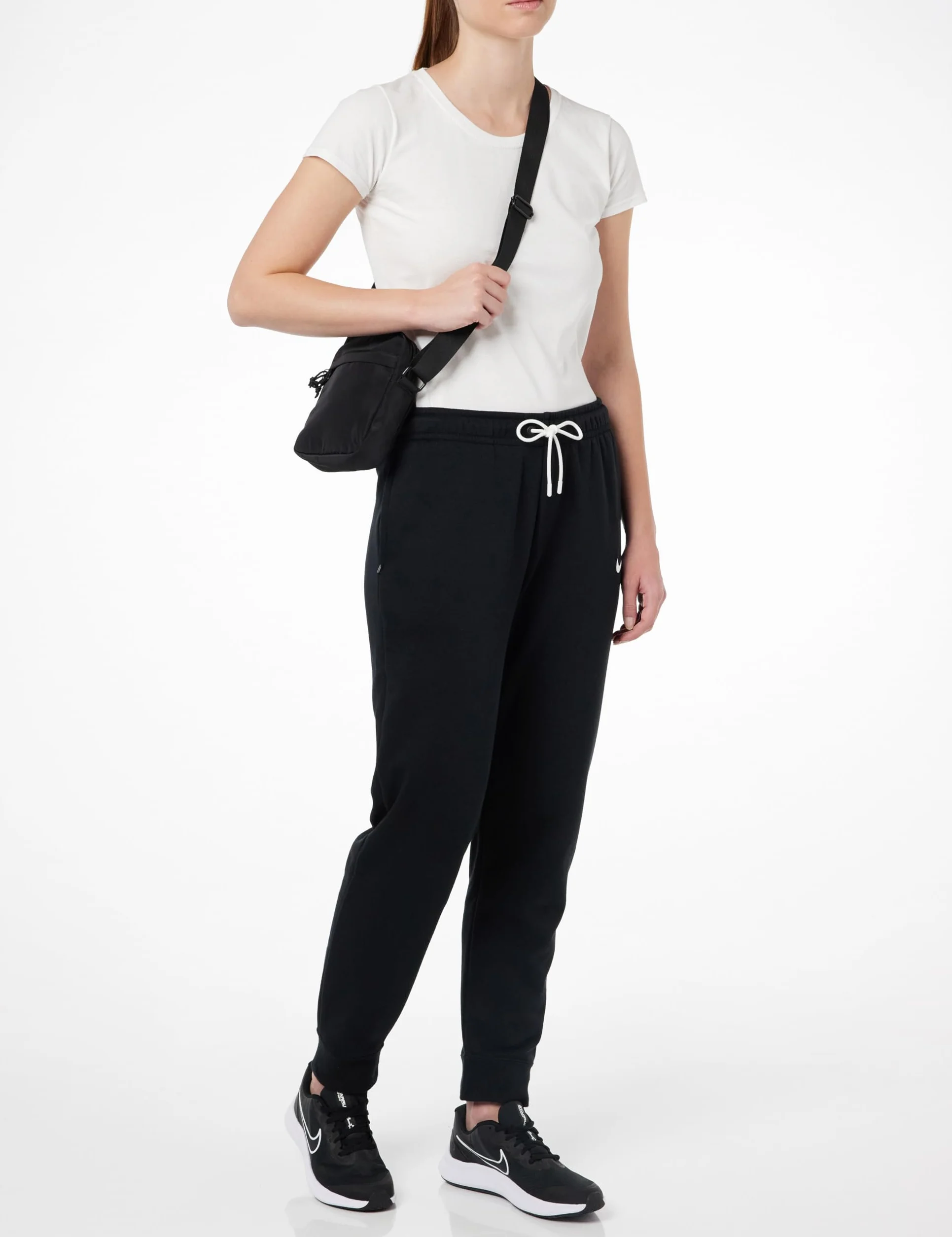 Nike W NSW Phnx FLC HR Pant STD - Full Length Pant - Sportswear - Femme