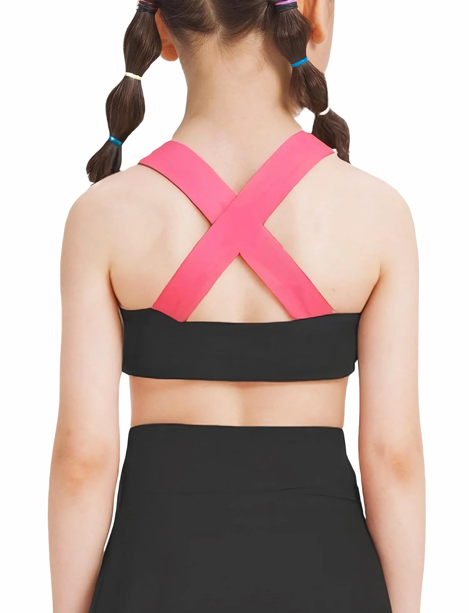 SEAUR Soutien-Gorge de Sport Fille Brassières Lot de 2 5-13 Ans Séchage Rapide