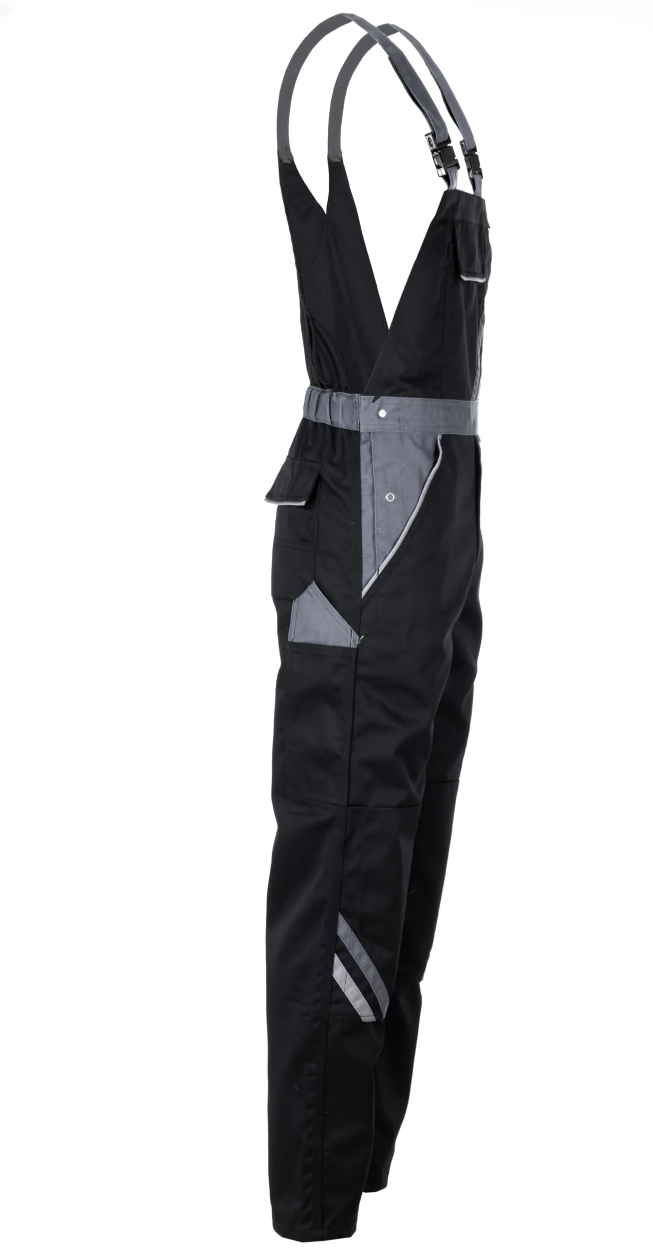 Planam Highline 2712 Salopette pour homme Noir ardoise Zinc Taille 114