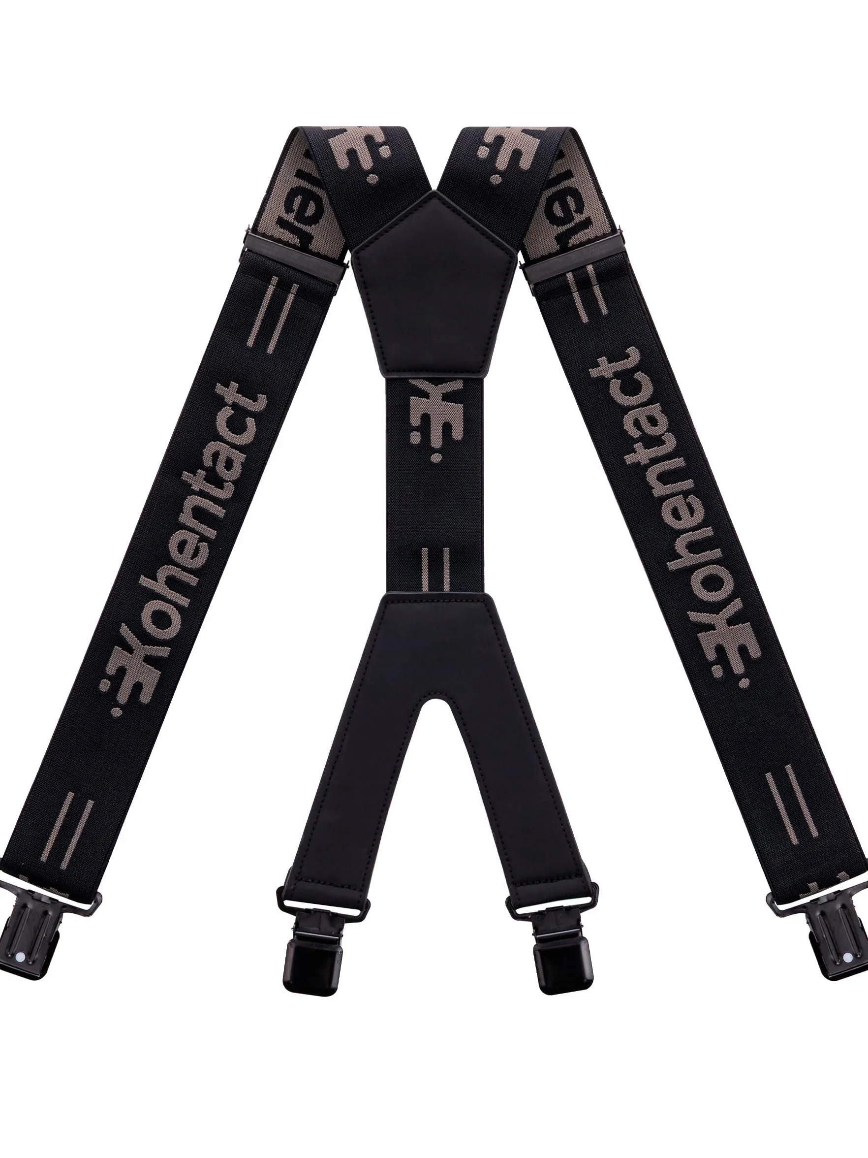 Bretelles de Travail Robustes pour Hommes – Largeur 5 cm, Forme en X, Pinces Métalliques Ultra-Résistantes, Élastiques et Réglables