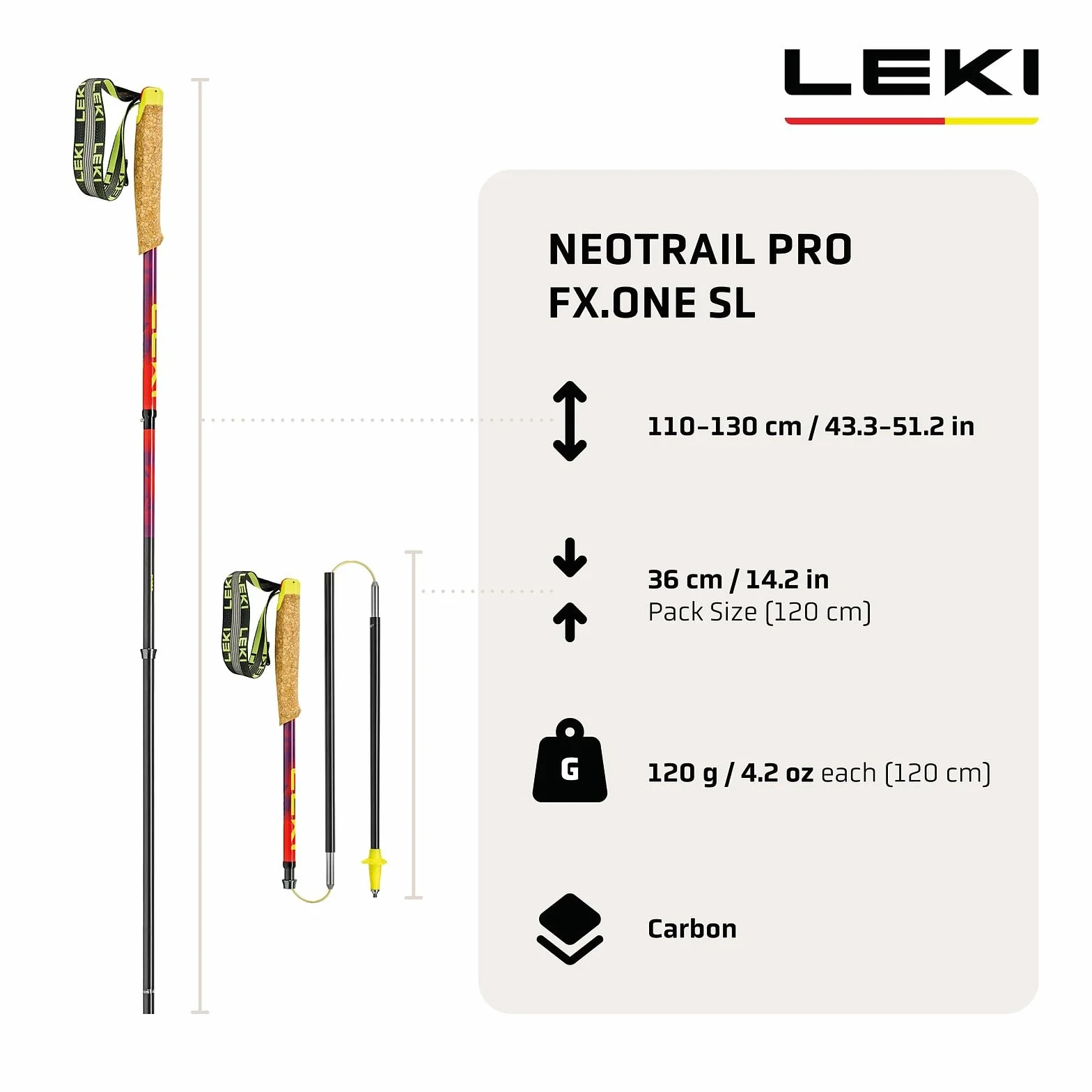 LEKI Neotrail Pro FX.One SL