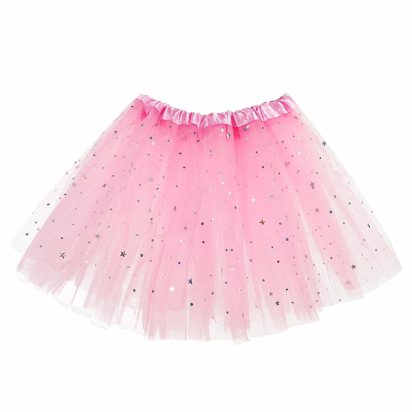 Jupe tutu à 3 couches en tulle à paillettes pour fille et femme - Pour bébé - Pour Noël, anniversaire